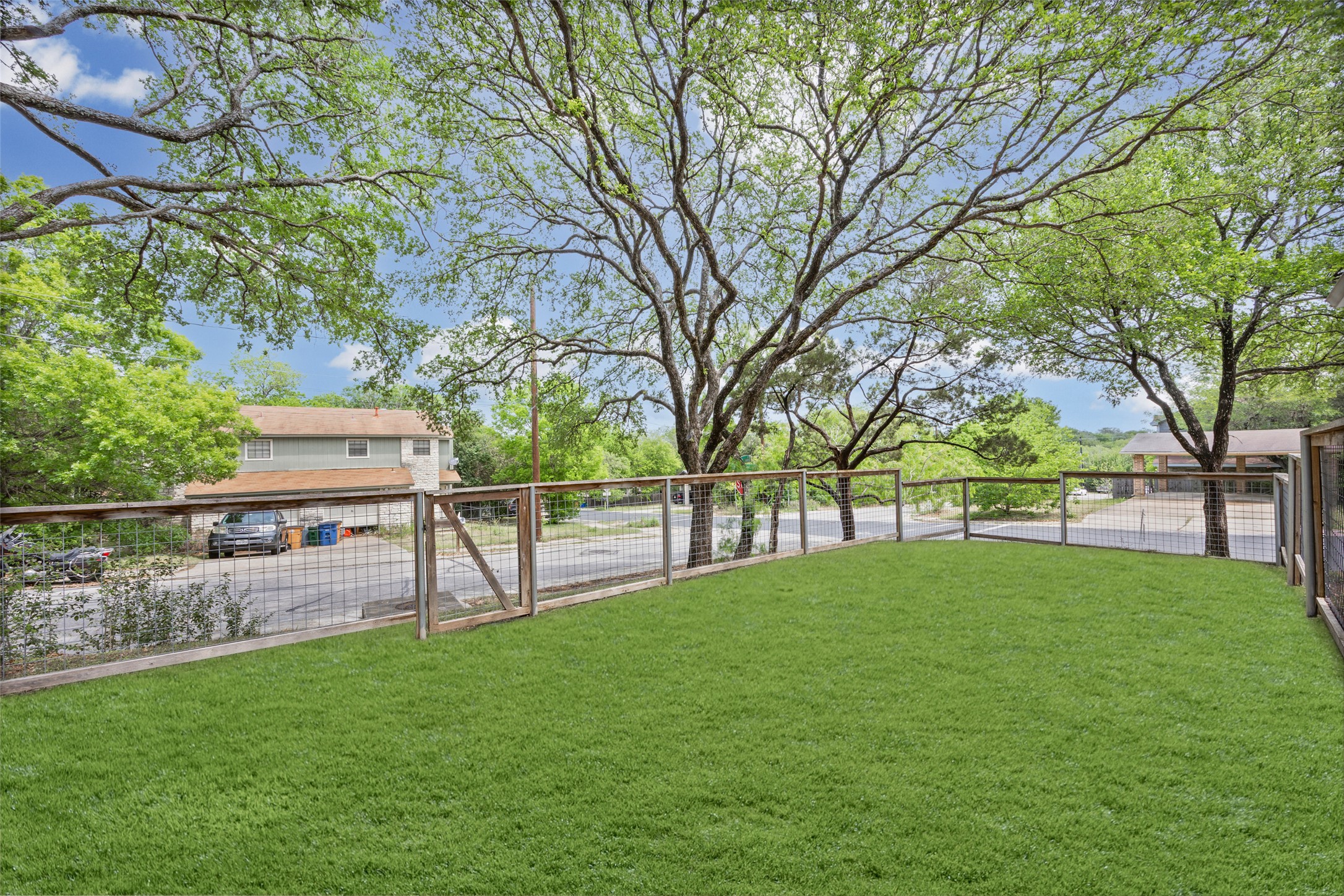 8100 Dunn Street, Unit B Austin, TX 78745 - Photo 4 of 29 a view of backyard with green space