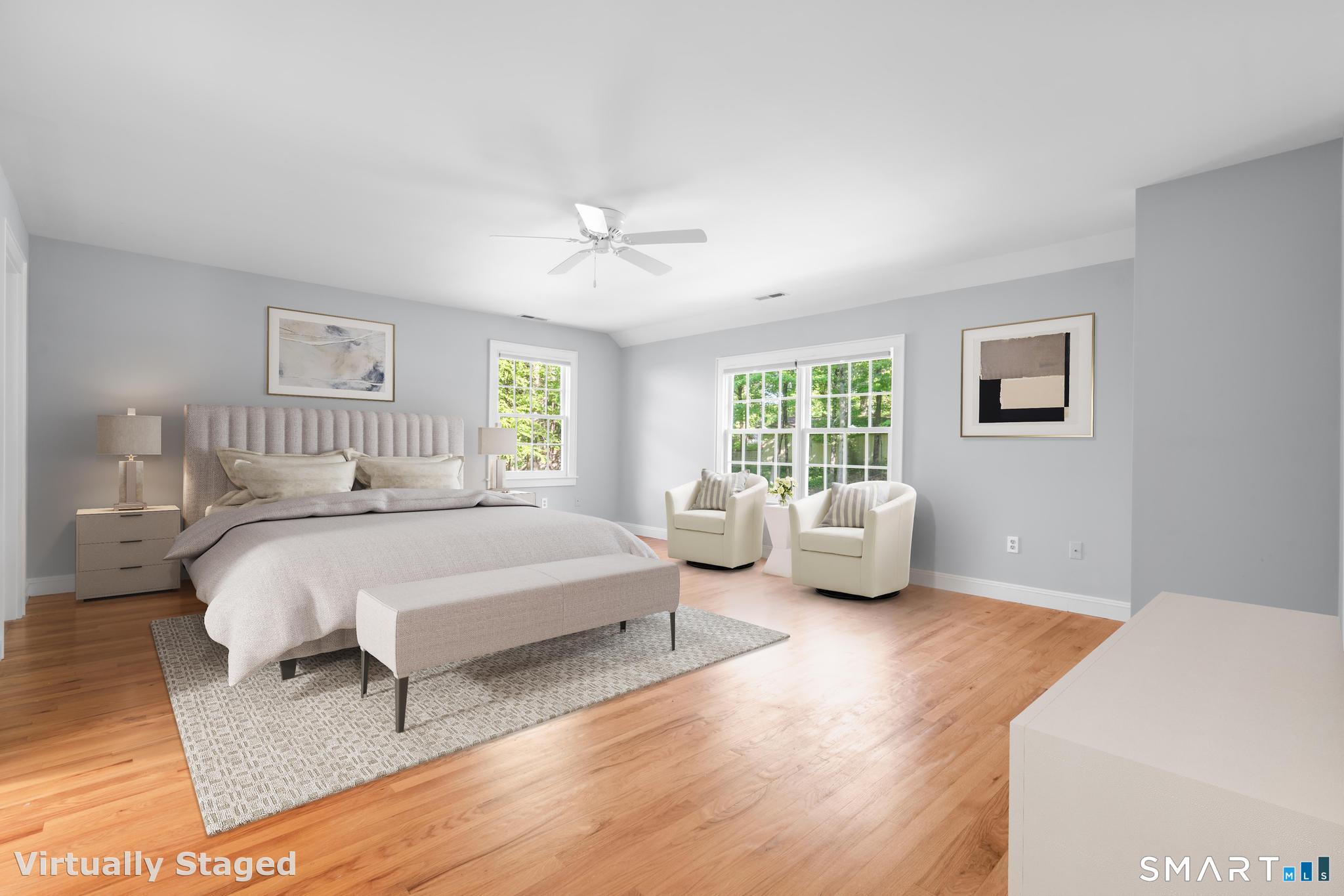 181 Old Branchville Road Ridgefield, CT 06877 - Photo 26 of 40 a bedroom with a beds and a window