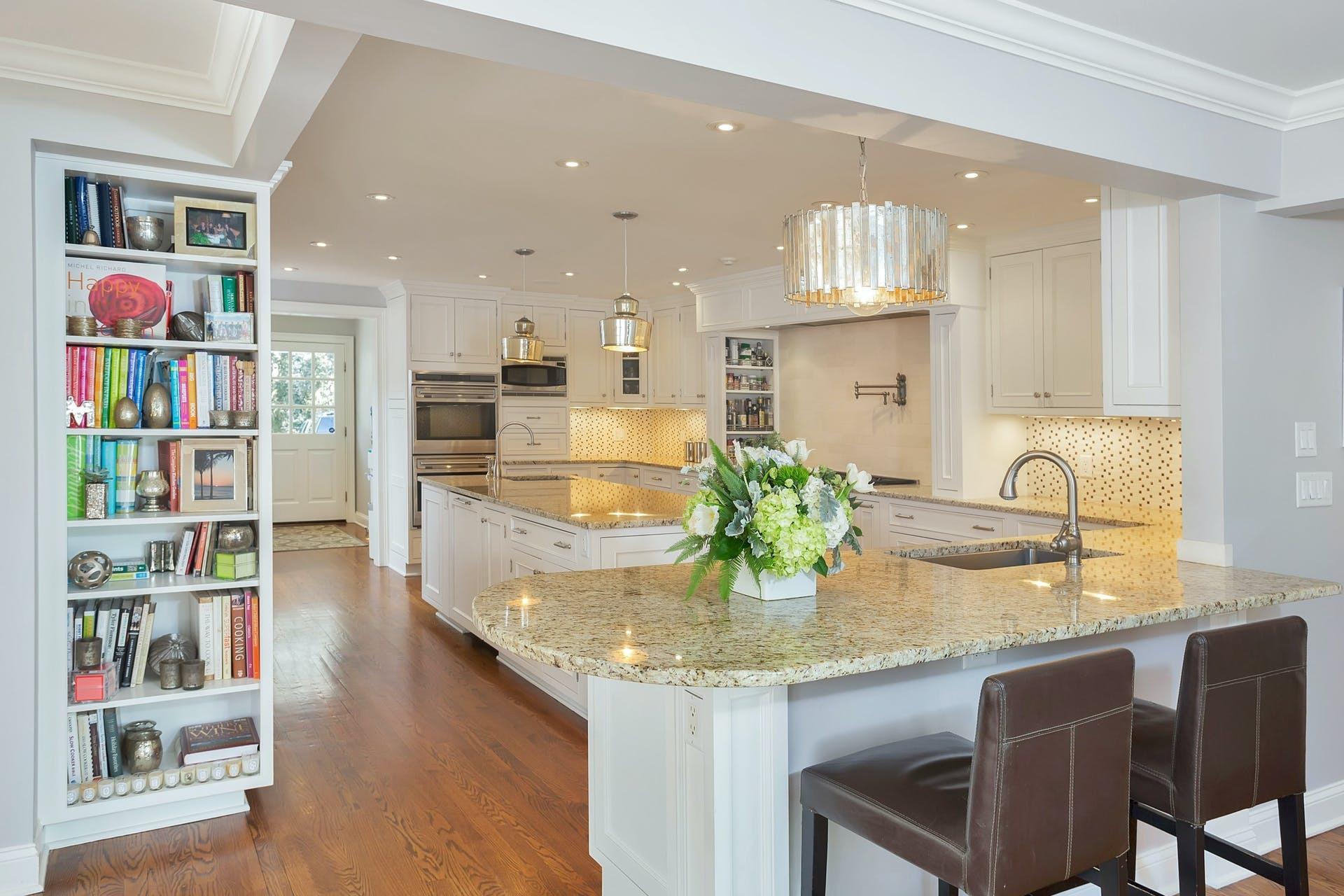 100 Stephen Mather Road Darien, CT 06820 - Photo 14 of 38 a kitchen with refrigerator and cabinets