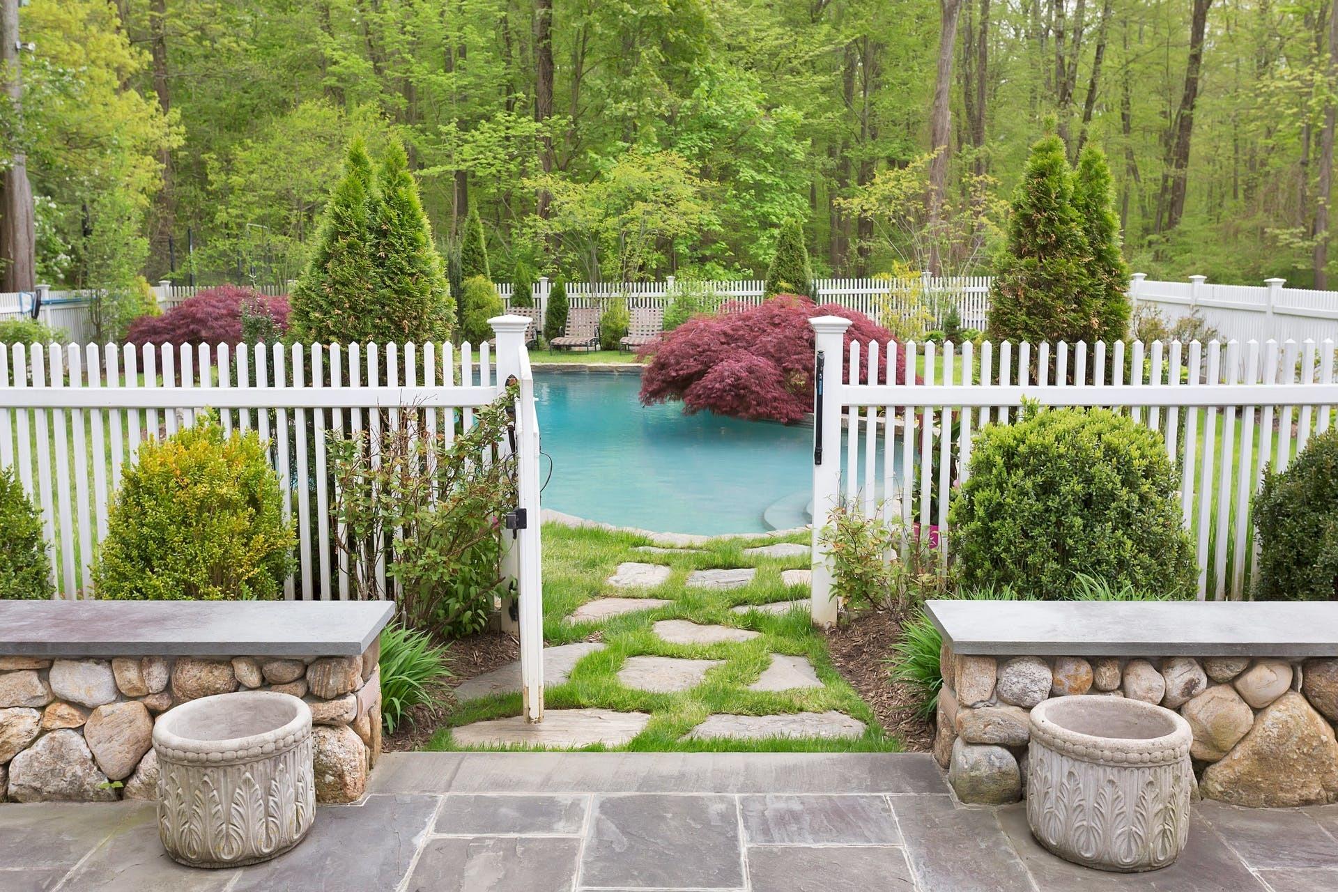 100 Stephen Mather Road Darien, CT 06820 - Photo 36 of 38 a view of an outdoor space with a garden