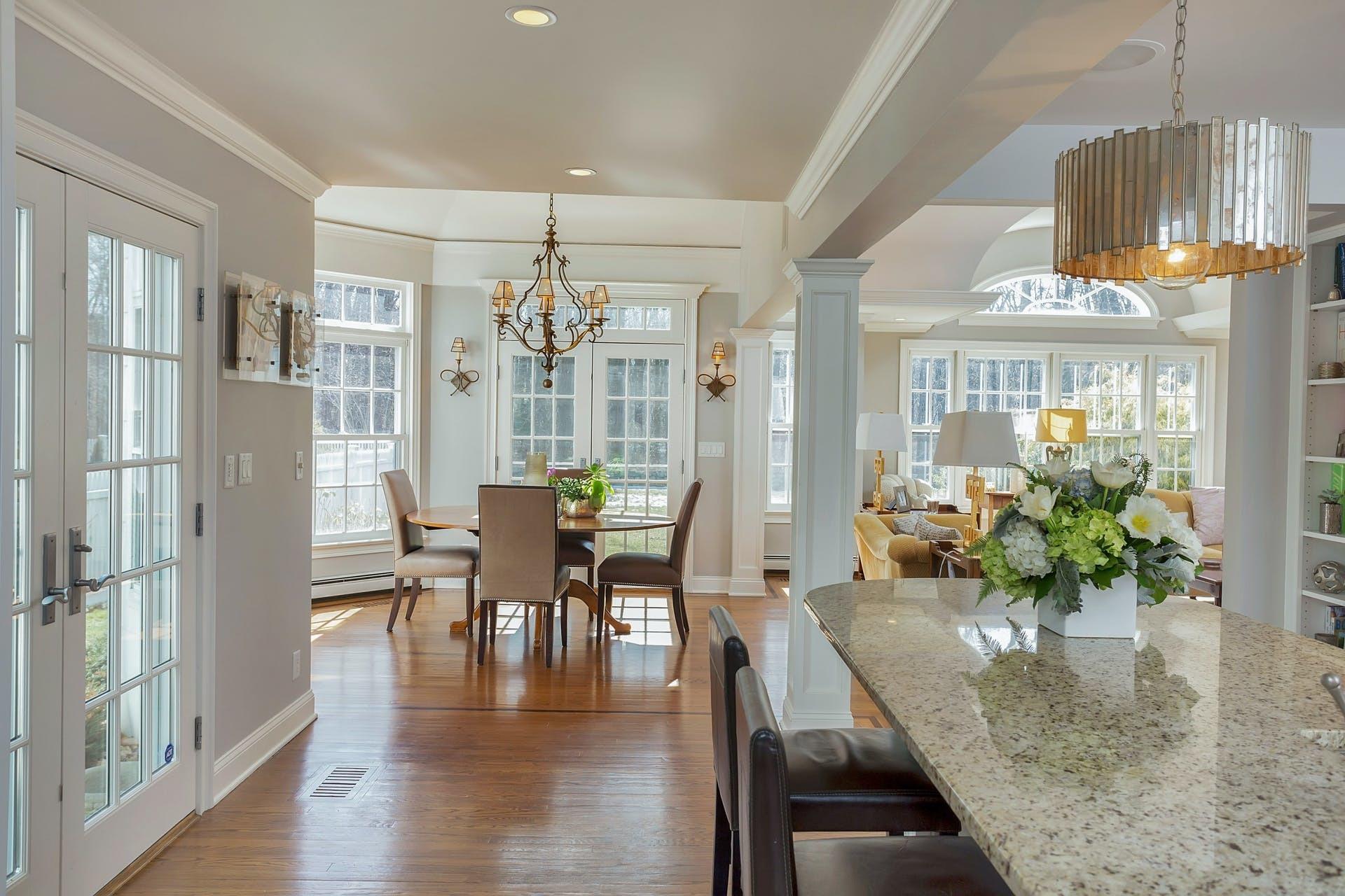 100 Stephen Mather Road Darien, CT 06820 - Photo 9 of 38 a view of a dining room with furniture window and wooden floor