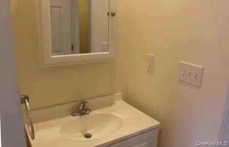 a bathroom with a sink