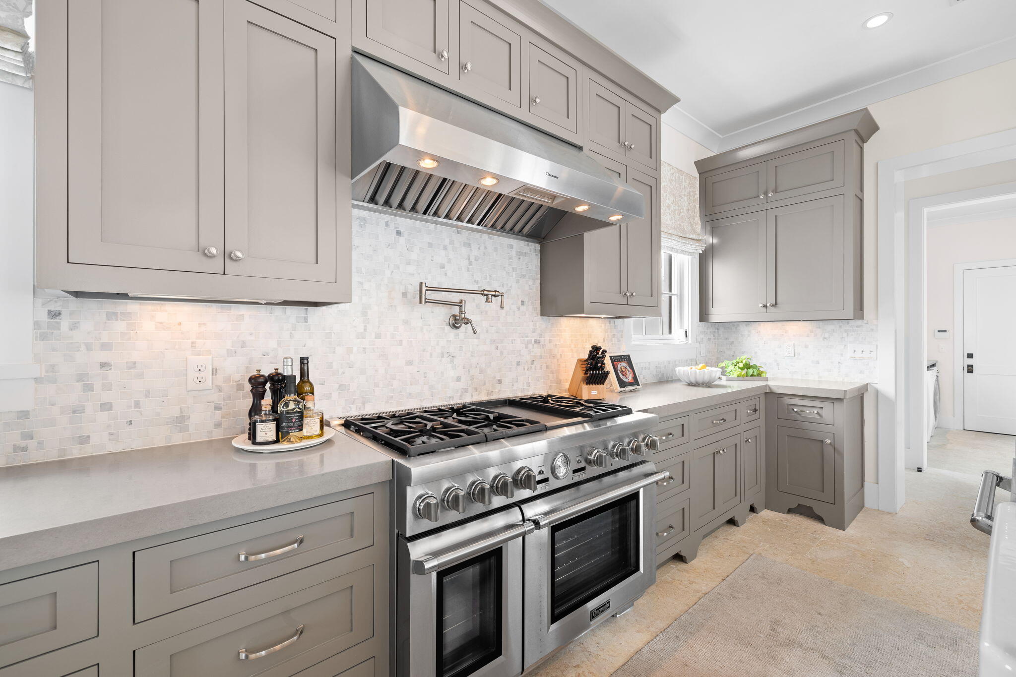 46 Nonesuch Way Inlet Beach, FL 32461 - Photo 11 of 53 a kitchen with granite countertop cabinets stainless steel appliances and wooden cabinets