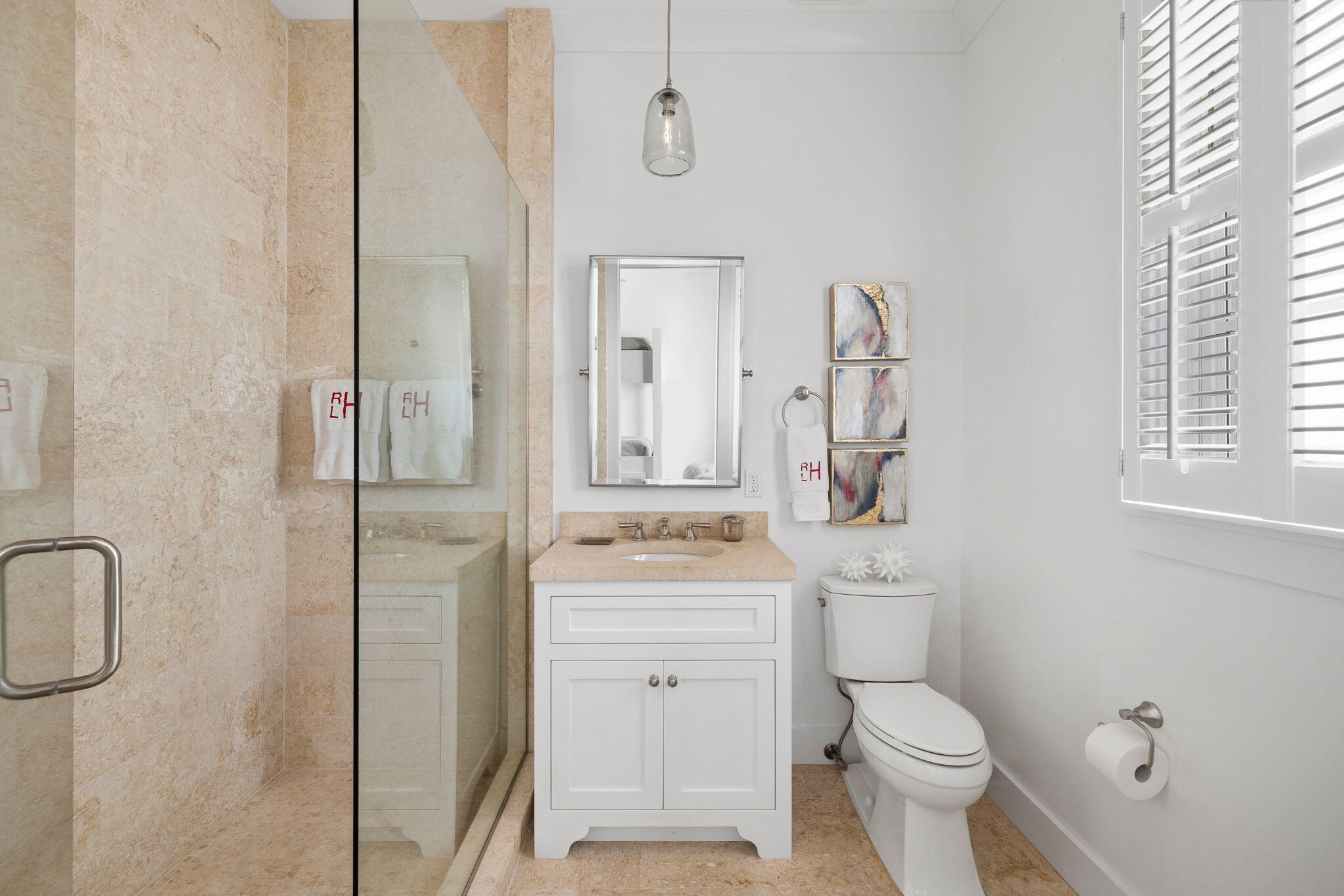 46 Nonesuch Way Inlet Beach, FL 32461 - Photo 29 of 53 a bathroom with a sink toilet and shower