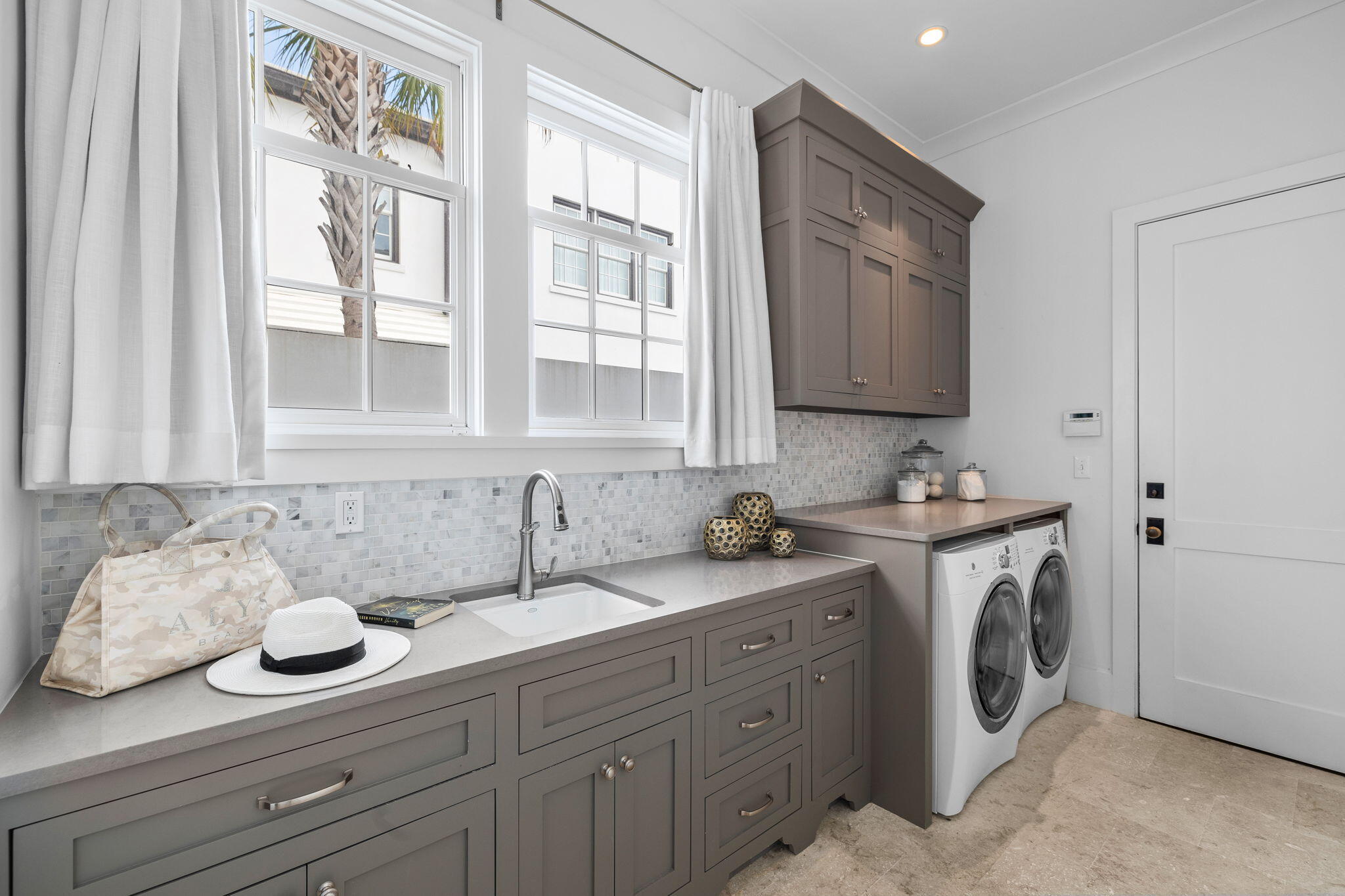 46 Nonesuch Way Inlet Beach, FL 32461 - Photo 31 of 53 a bathroom with a granite countertop sink and a window