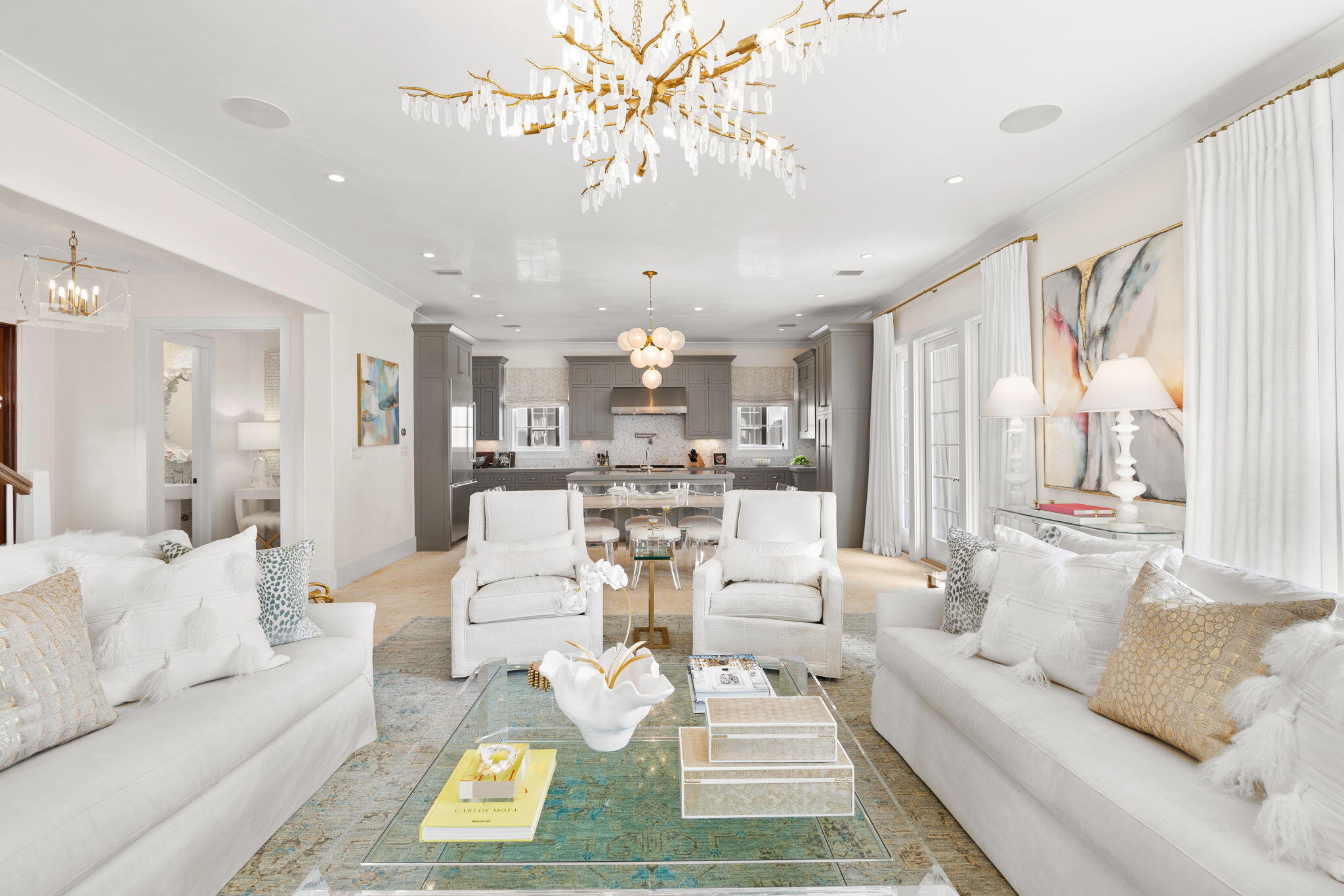 46 Nonesuch Way Inlet Beach, FL 32461 - Photo 7 of 53 a living room with furniture and a large window