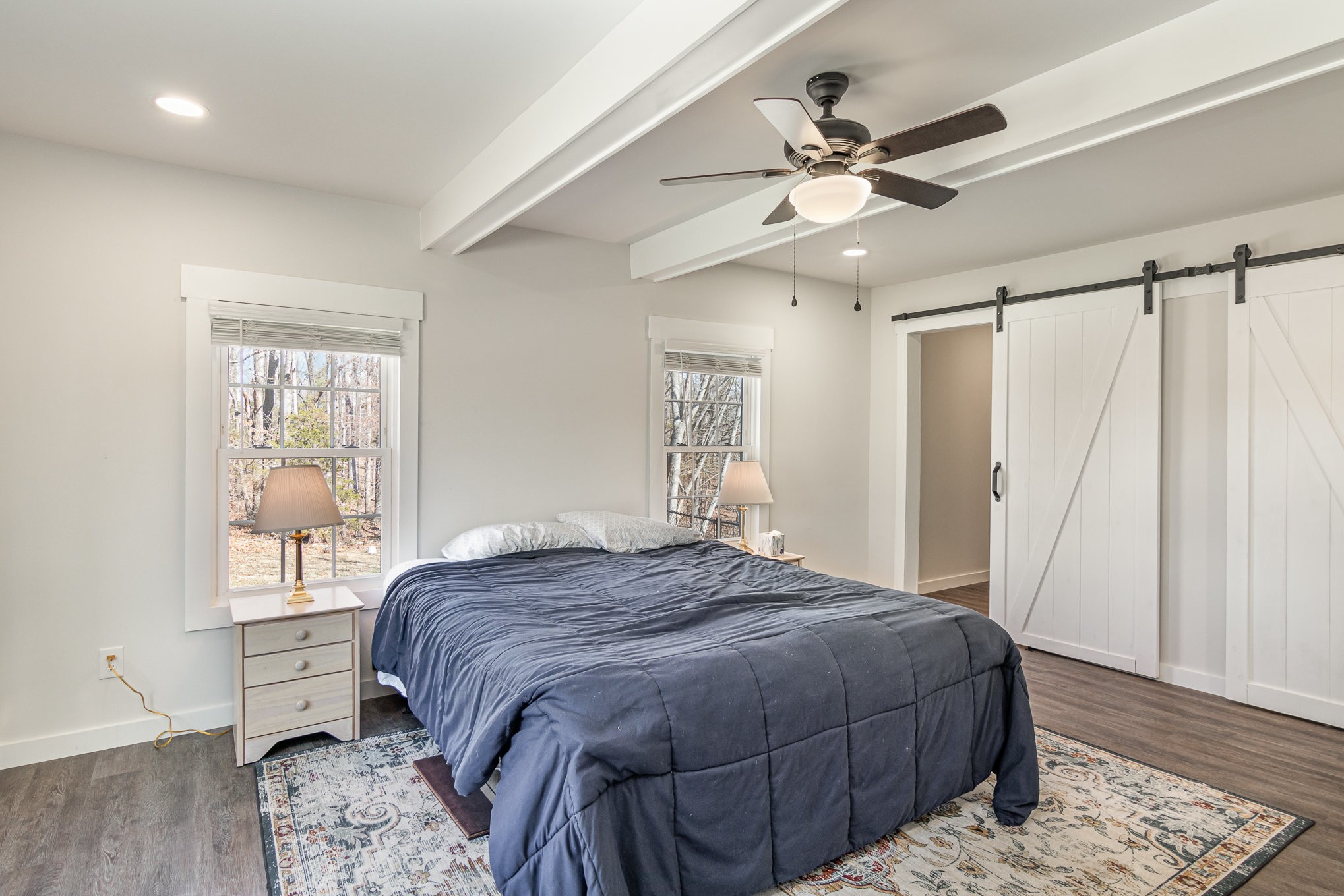 4901 Marion Road Cunningham, TN 37052 - Photo 18 of 35 a bedroom with a large bed and a window