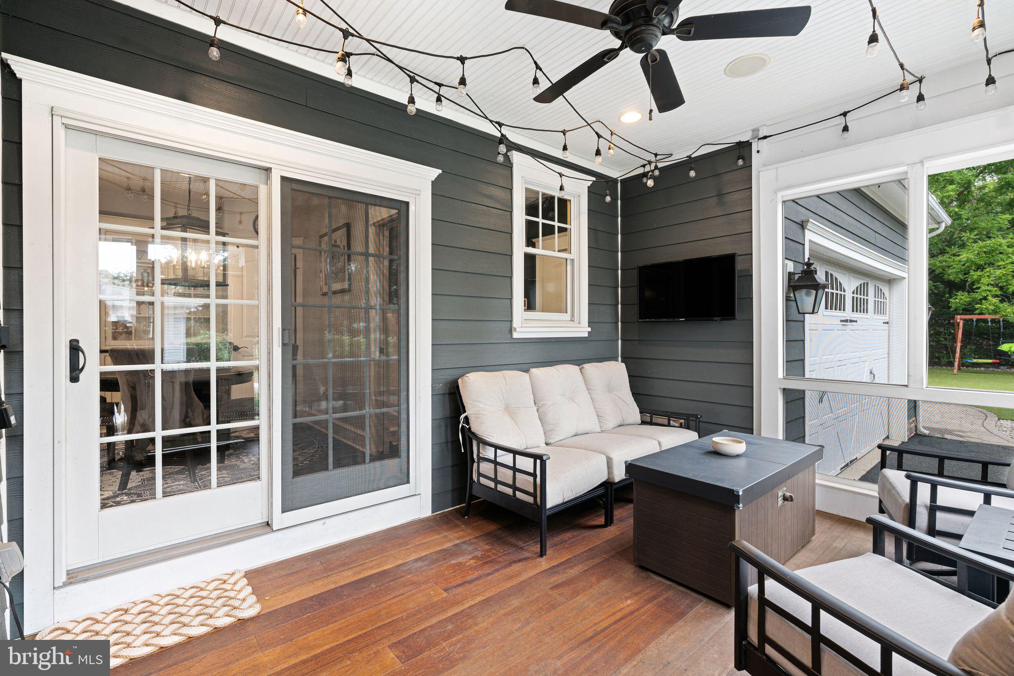 415 Washington Avenue Haddonfield, NJ 08033 - Photo 14 of 51 a outdoor space with patio furniture and wooden floor