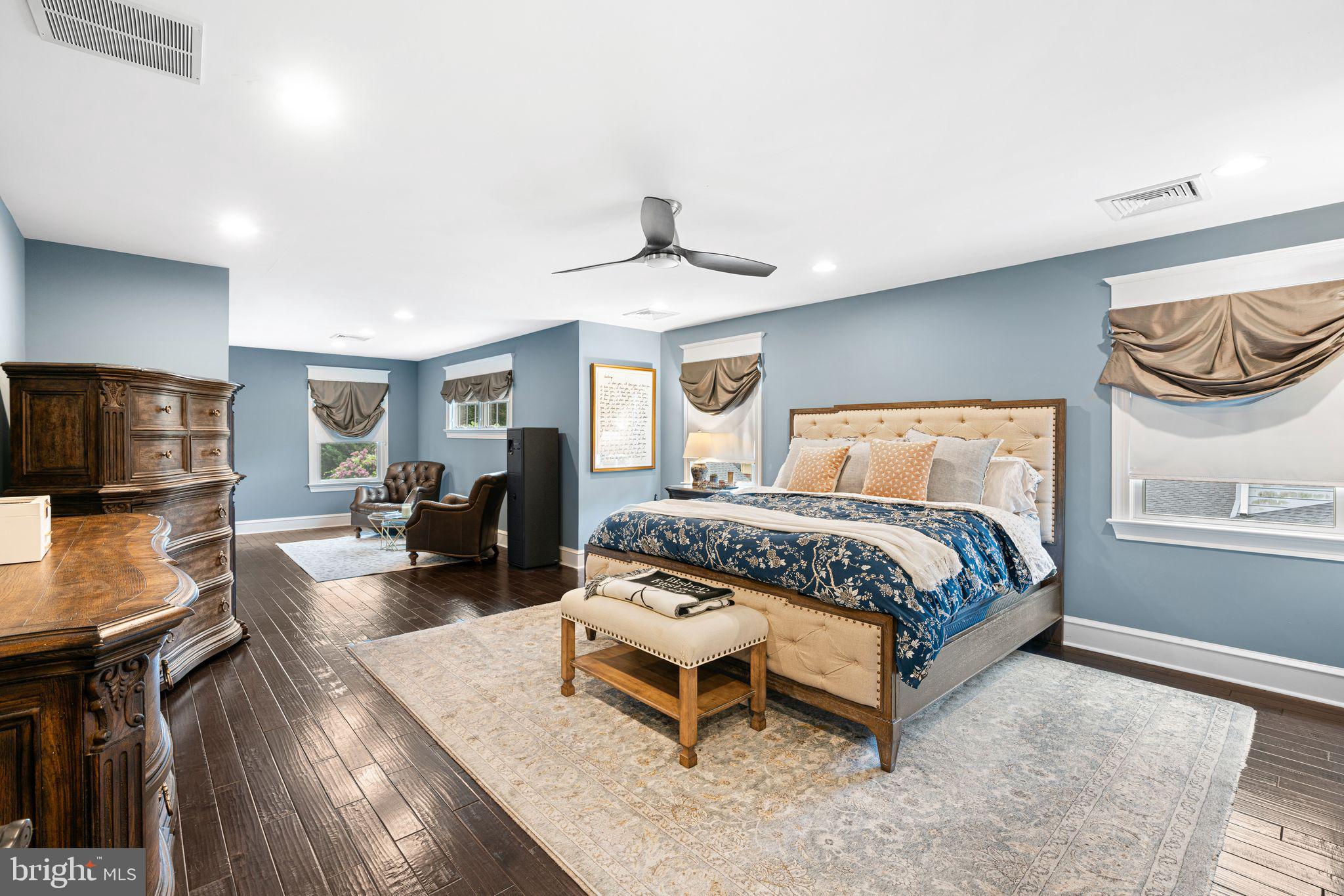 415 Washington Avenue Haddonfield, NJ 08033 - Photo 19 of 51 a bedroom with a bed and wooden floor