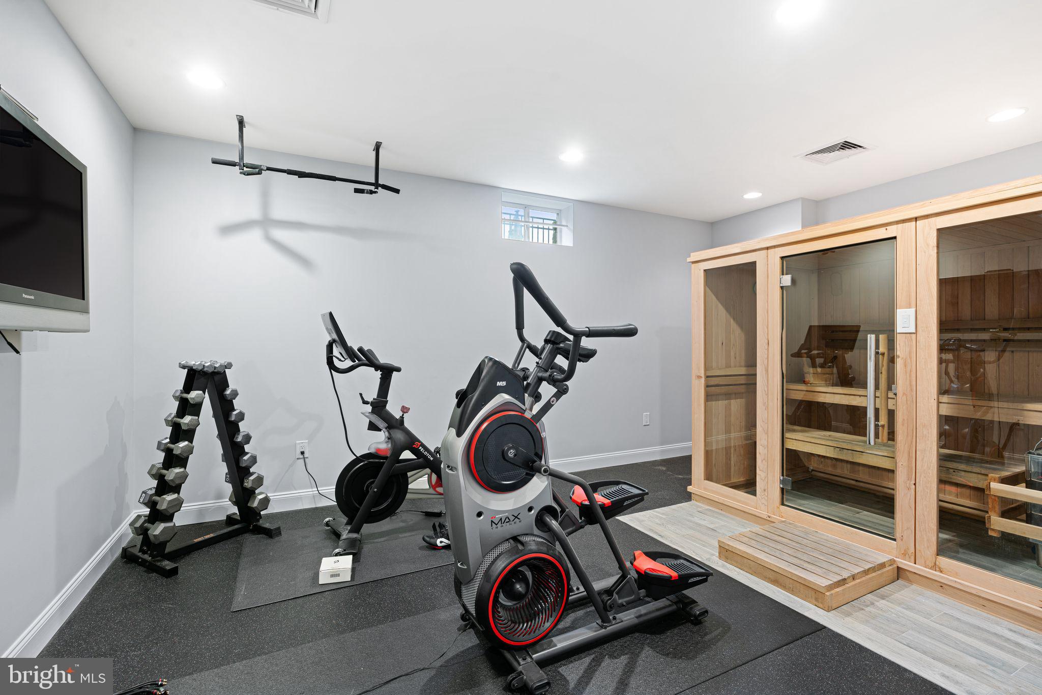 415 Washington Avenue Haddonfield, NJ 08033 - Photo 43 of 51 a view of a room with gym equipment