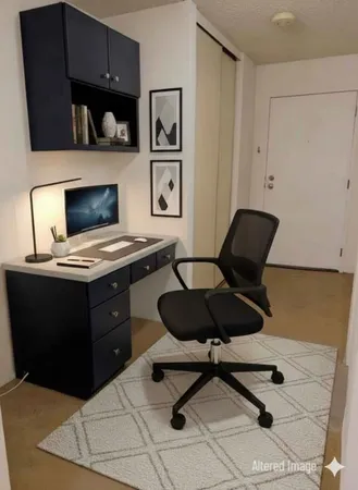 a view of an empty room