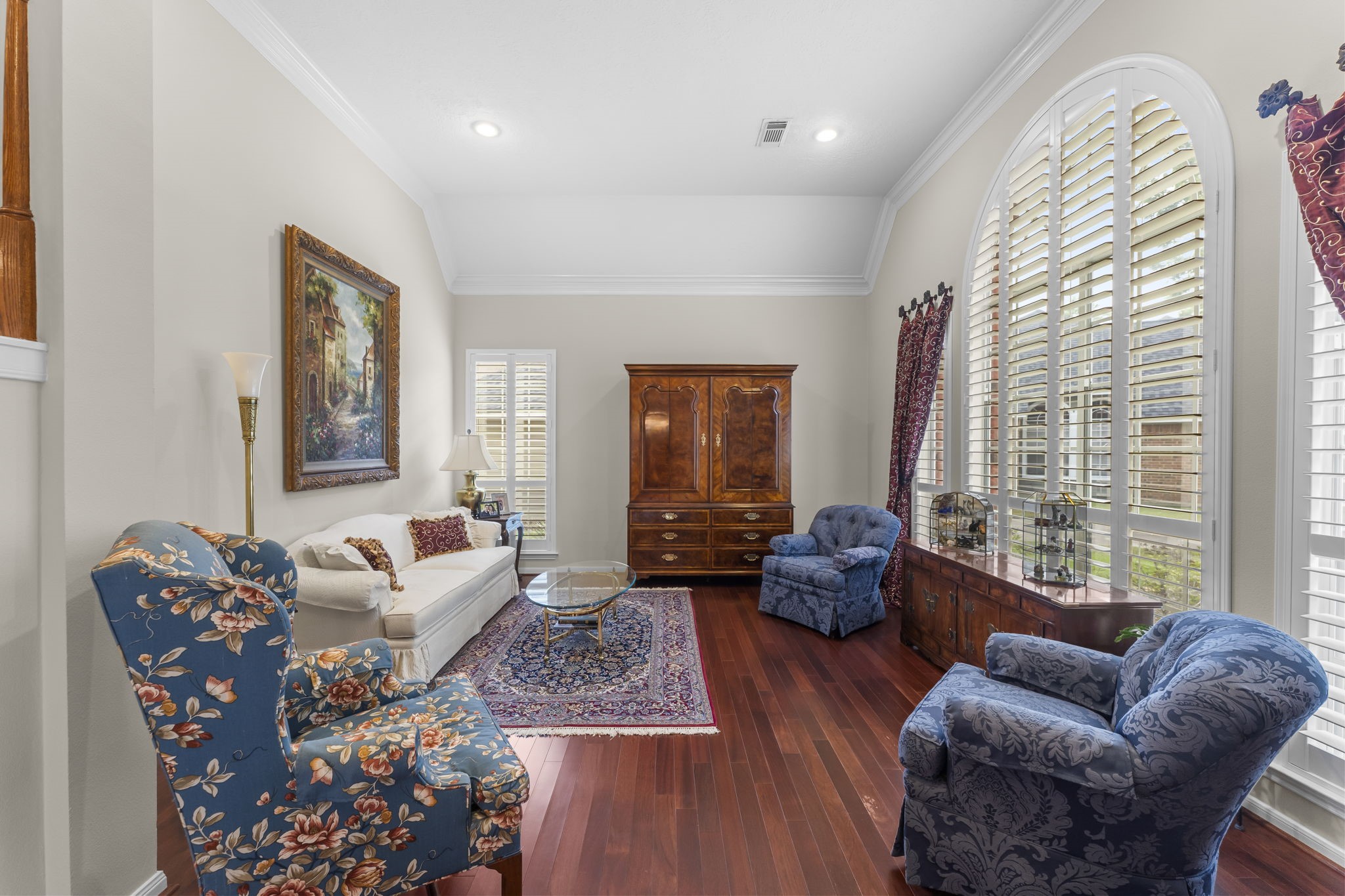 18434 Big Cypress Drive Spring, TX 77388 - Photo 14 of 39 Formal living room with gorgeous arched window