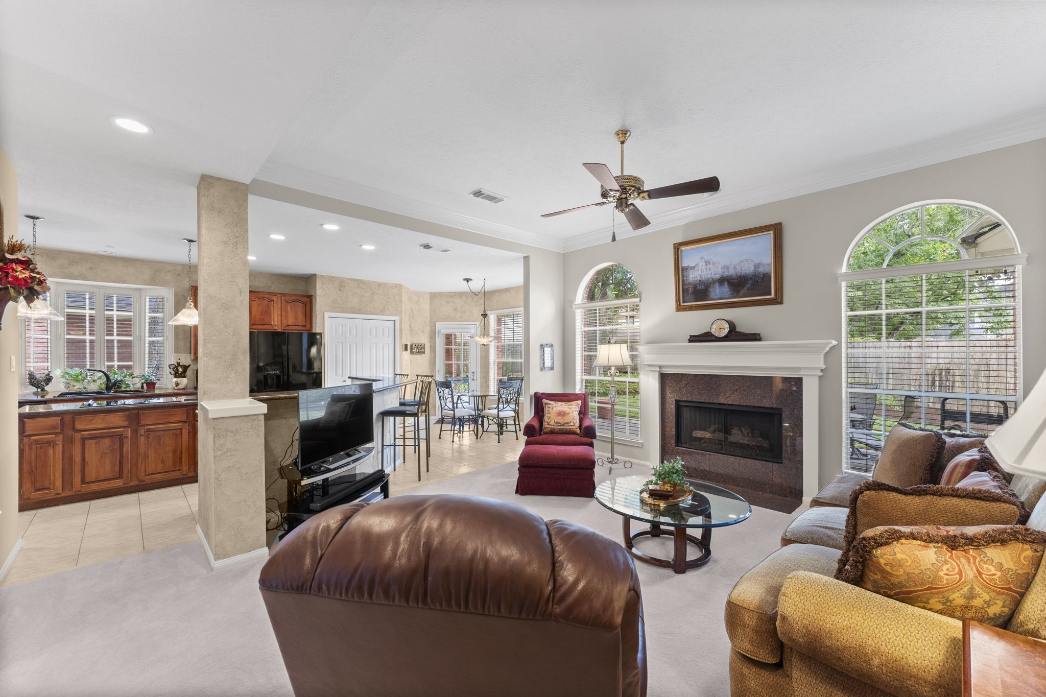 18434 Big Cypress Drive Spring, TX 77388 - Photo 18 of 39 Family room with beautiful view of backyard