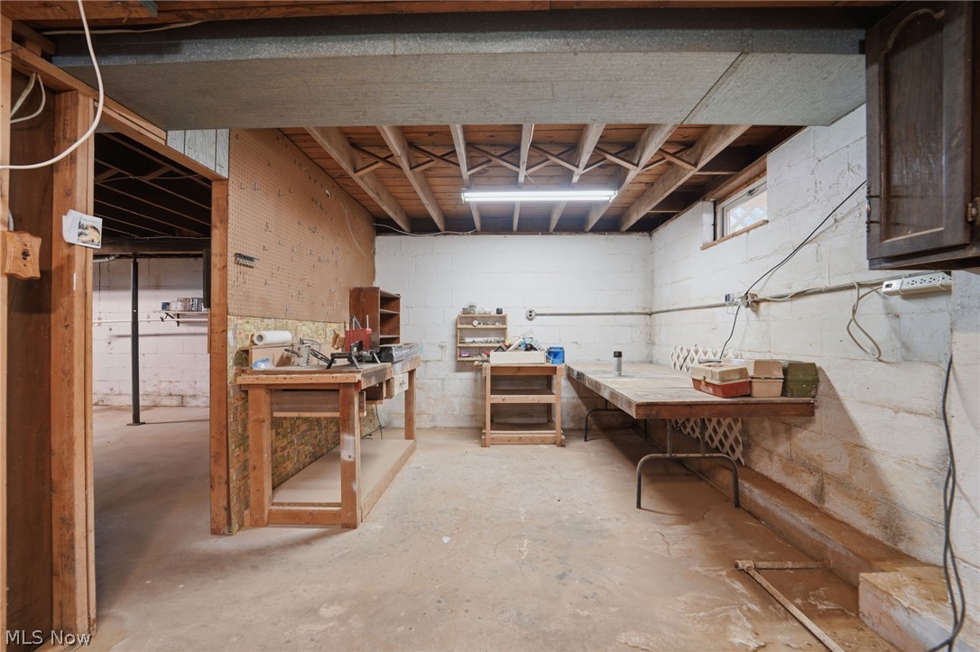 205 Claridon Road Chardon, OH 44024 - Photo 24 of 30 Basement with stairs and cellar walk-up