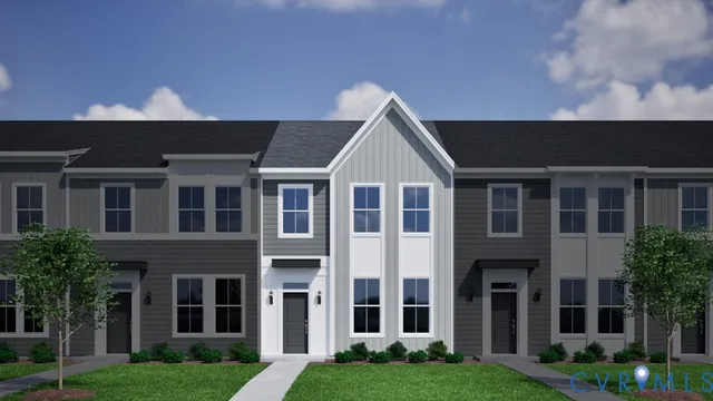 a view of house with yard and front view