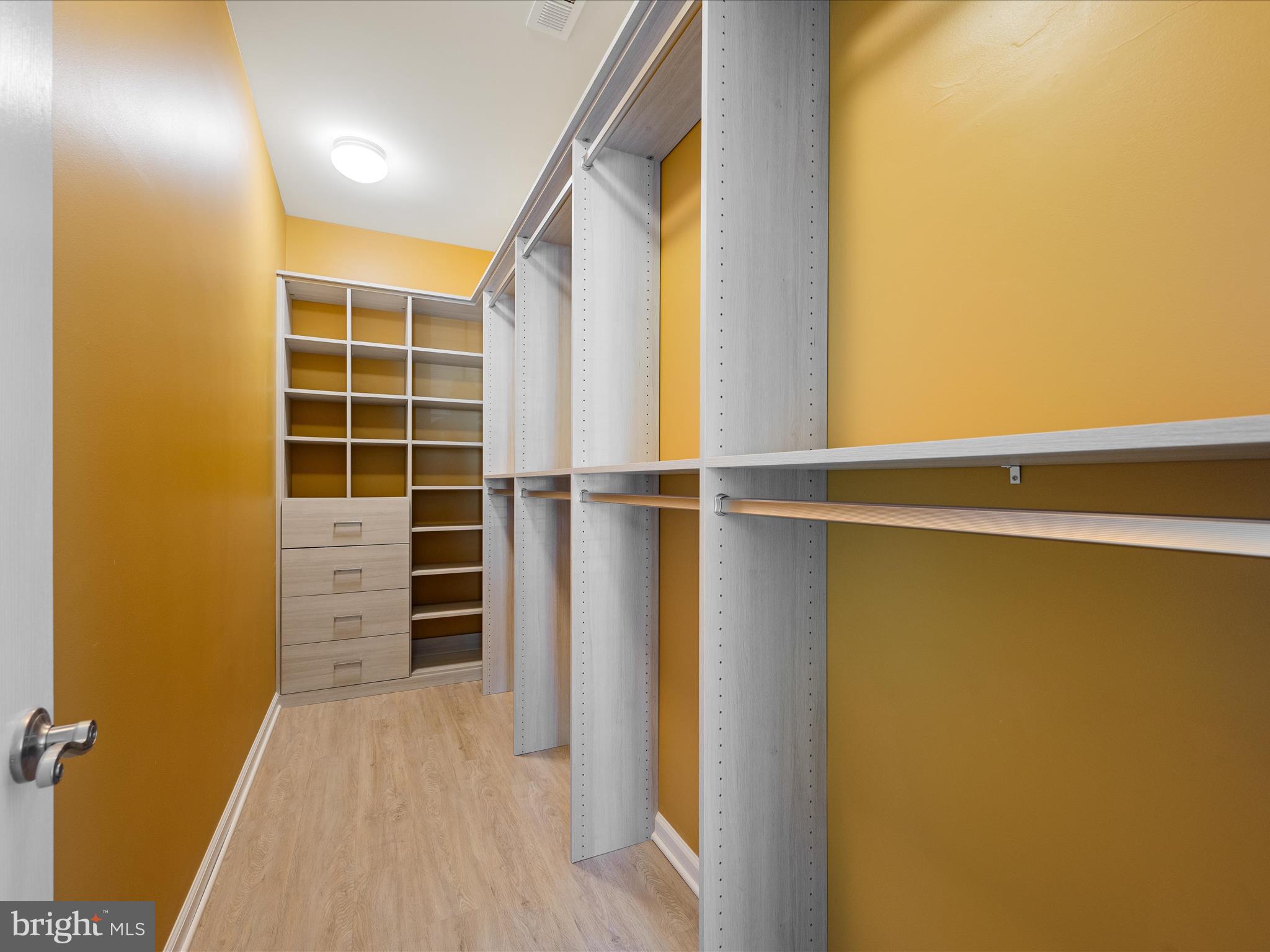 44322 Stableford Square Ashburn, VA 20147 - Photo 24 of 63 a view of walk in closet with empty racks