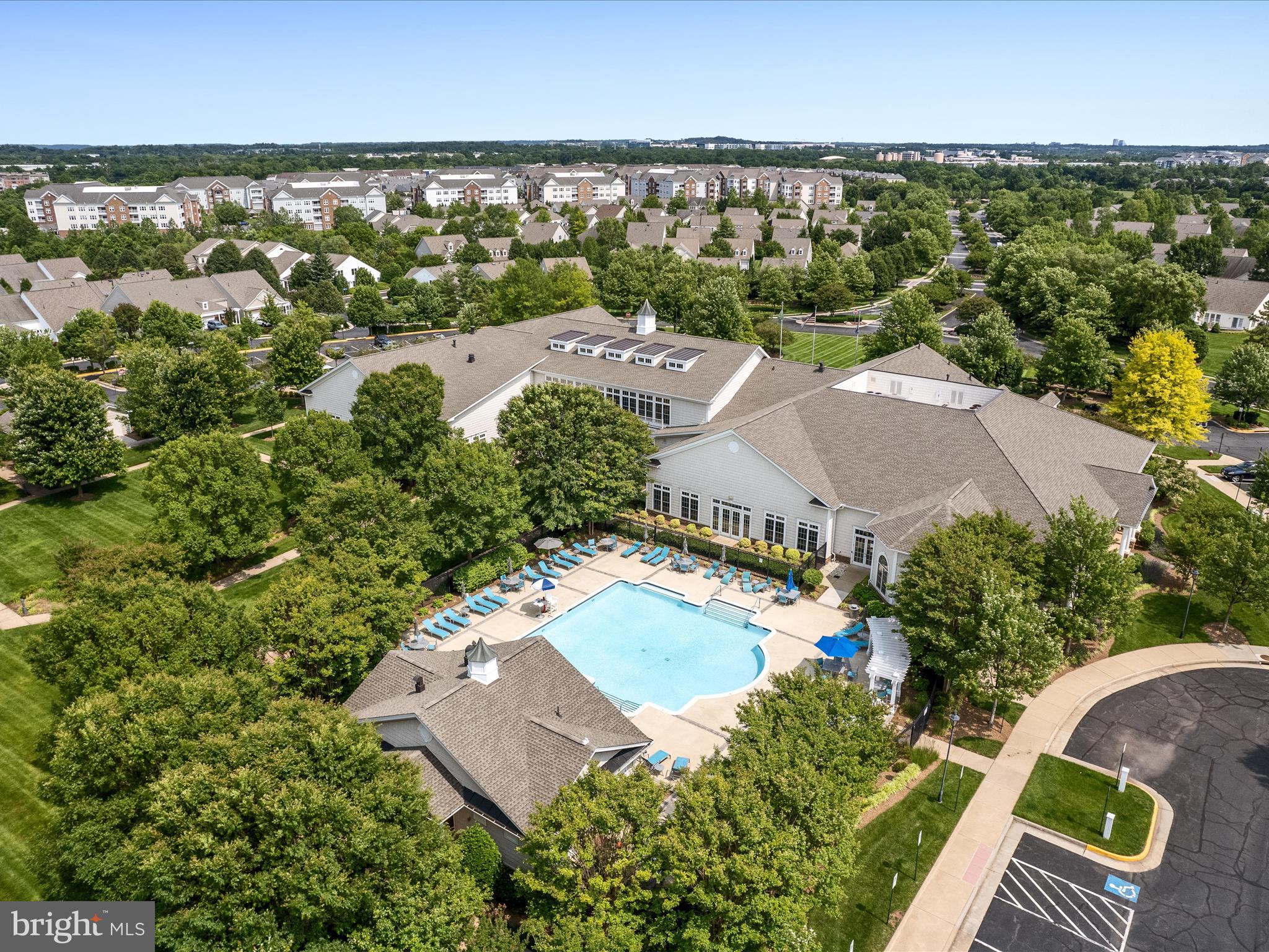 44322 Stableford Square Ashburn, VA 20147 - Photo 55 of 63 an aerial view of residential houses with outdoor space and river