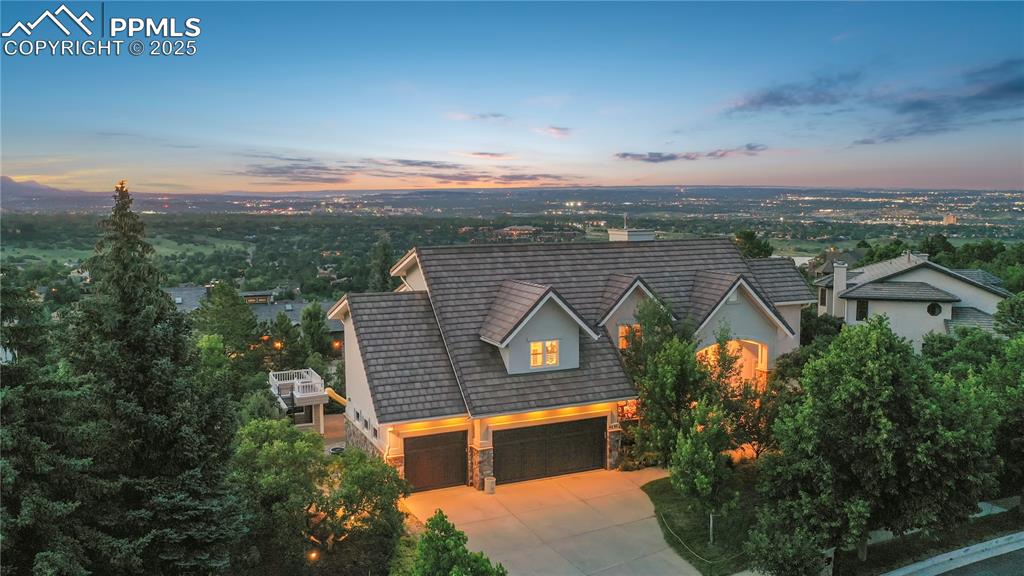 4490 Star Ranch Road Colorado Springs, CO 80906 - Photo 2 of 50 an aerial view of a house