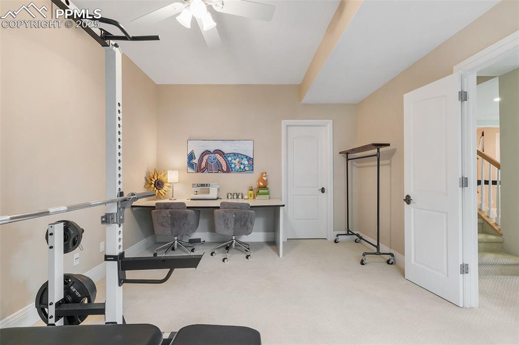 4490 Star Ranch Road Colorado Springs, CO 80906 - Photo 45 of 50 a view of a workspace with a window