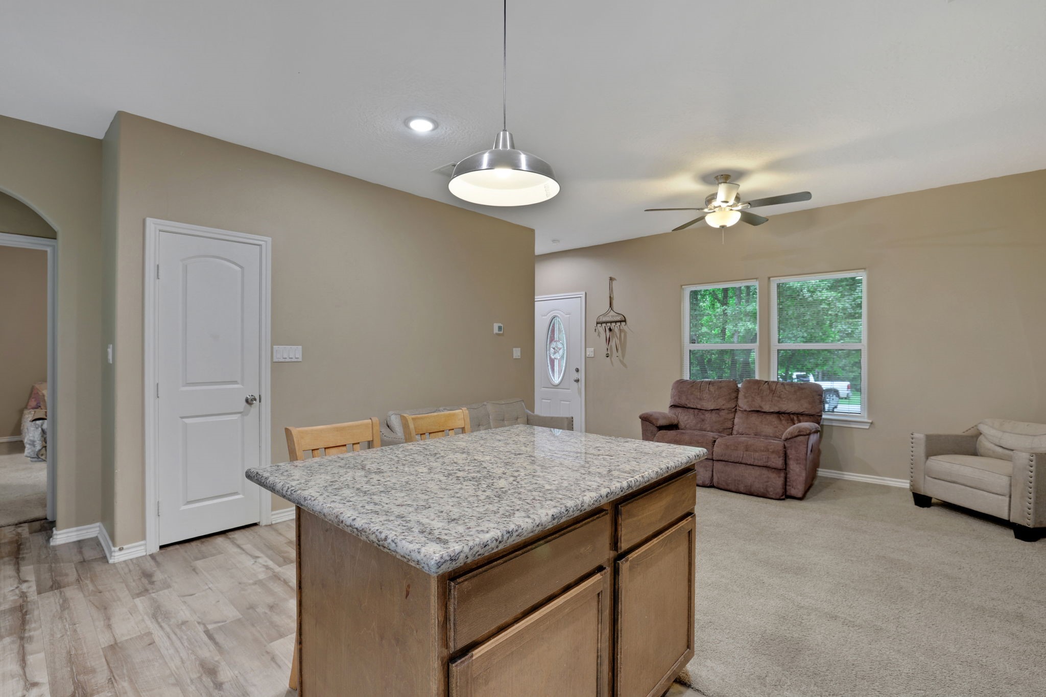 97 Harrell Road Coldspring, TX 77331 - Photo 9 of 31 The kitchen has a spacious pantry helping to keep the kitchen clutter free