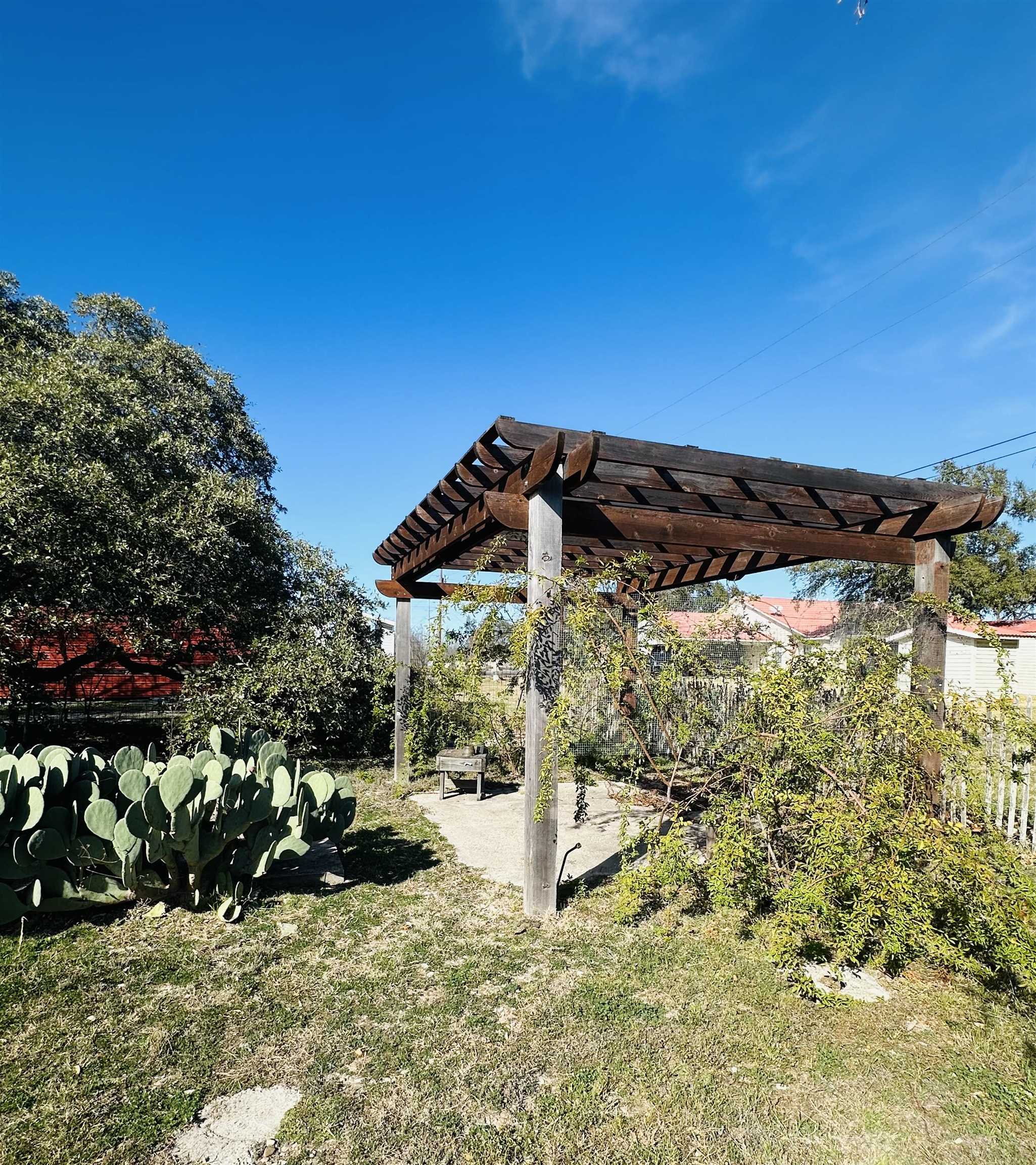 505 4th Street Lometa, TX 76853 - Photo 25 of 27 a view of a backyard