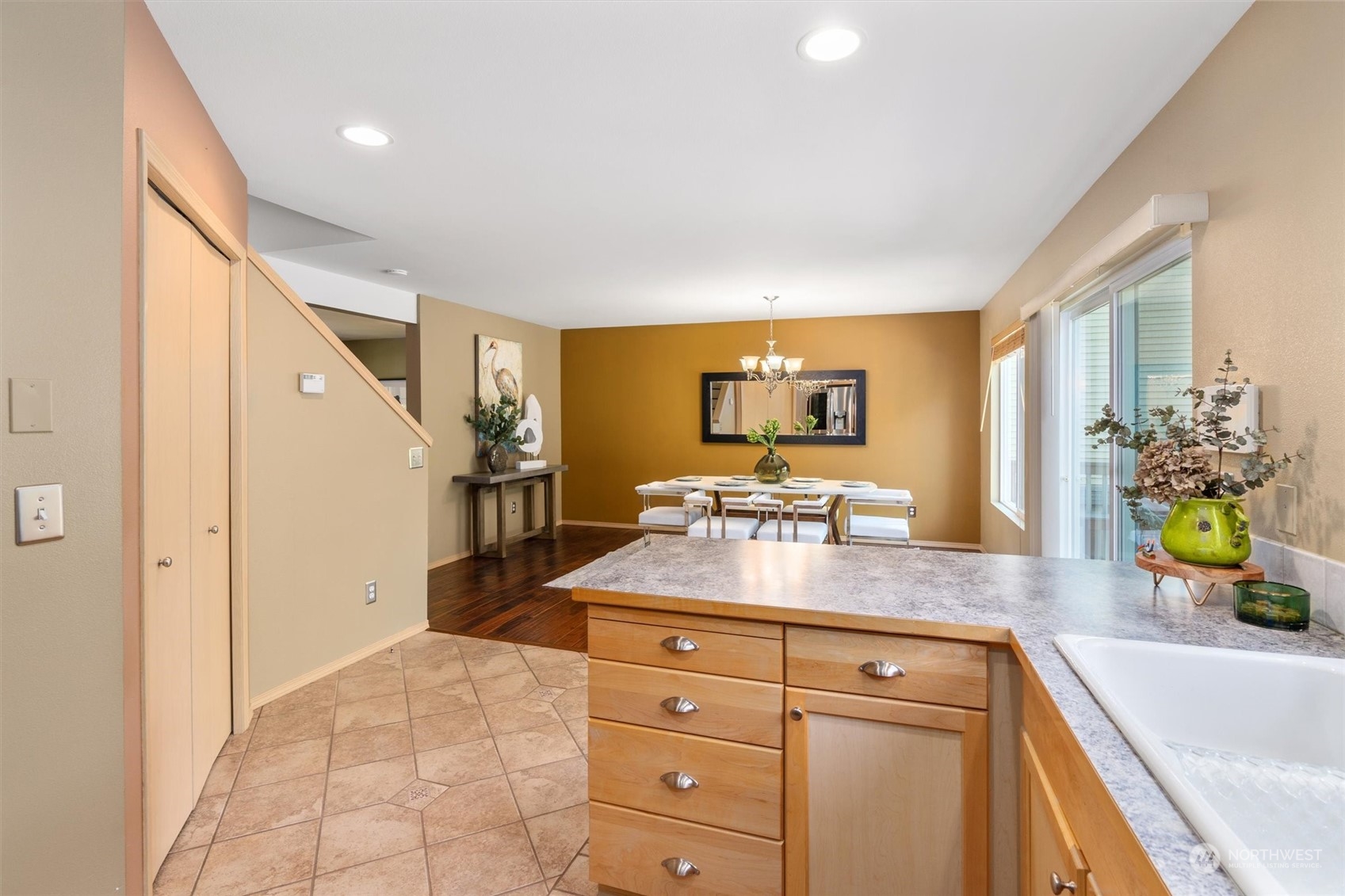 2505 194th Street Southeast Bothell, WA 98012 - Photo 13 of 31 a spacious bathroom with a granite countertop sink and a mirror