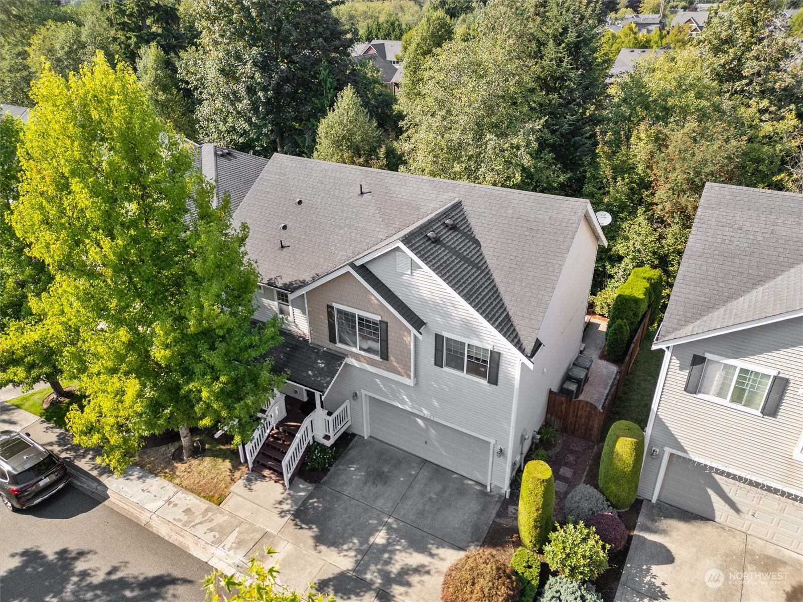 2505 194th Street Southeast Bothell, WA 98012 - Photo 24 of 31 an aerial view of a house with a yard and sitting area
