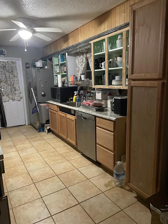 3640 Van Zandt County Road Ben Wheeler, TX 75754 - Photo 19 of 34 a kitchen with sink cabinets and window