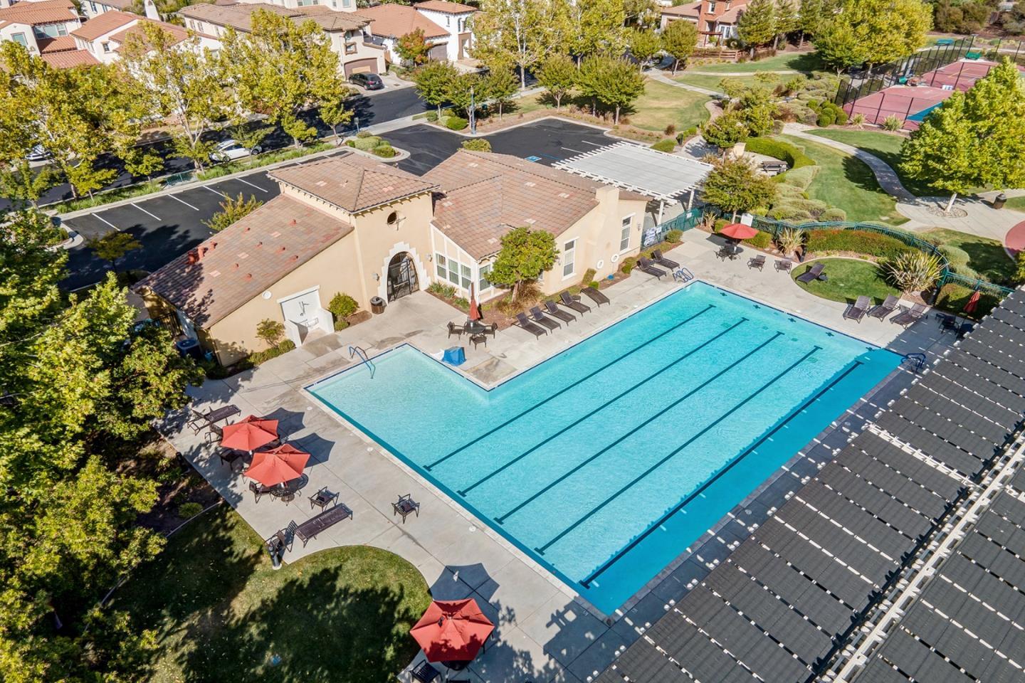 7265 Eagle Ridge Drive Gilroy, CA 95020 - Photo 13 of 34 an aerial view of a house with a garden