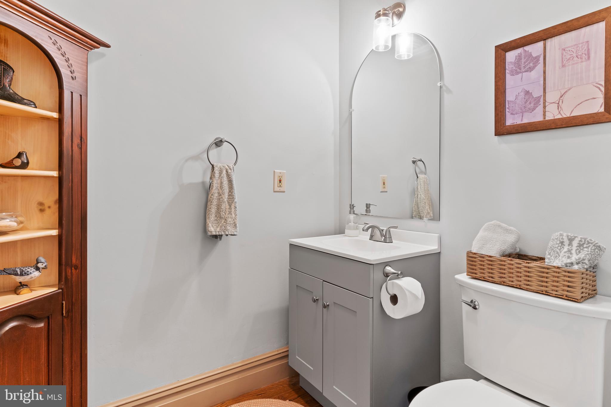 176 Richland Road Carlisle, PA 17015 - Photo 23 of 59 a bathroom with a sink a toilet and mirror