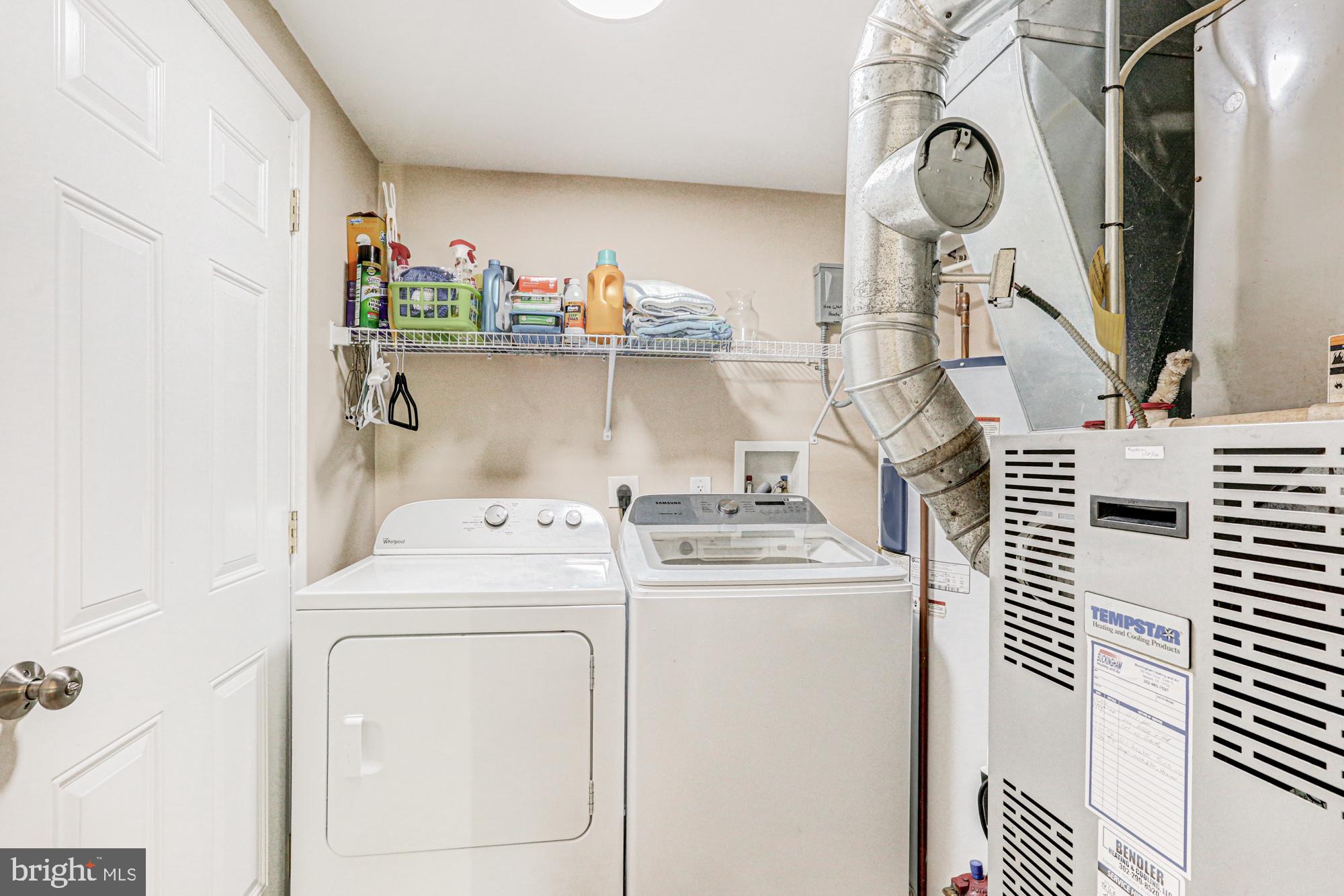 6 3 Rivers Drive Newark, DE 19702 - Photo 53 of 63 Functional laundry space with appliances.