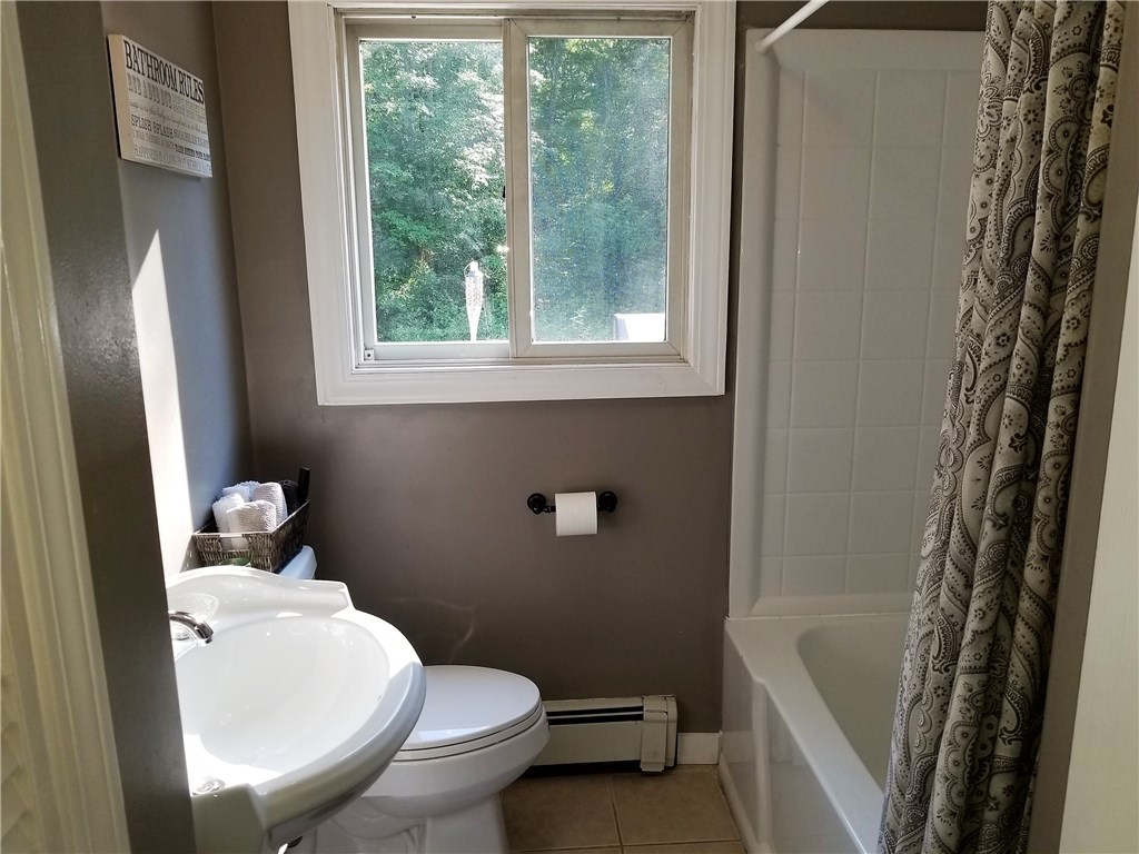 79 Restful Valley Road Tiverton, RI 02878 - Photo 9 of 18 full bathroom with ceramc floors and tub / shower