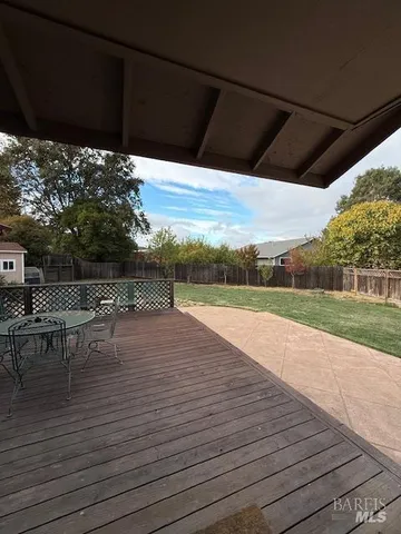 a view of outdoor space with seating