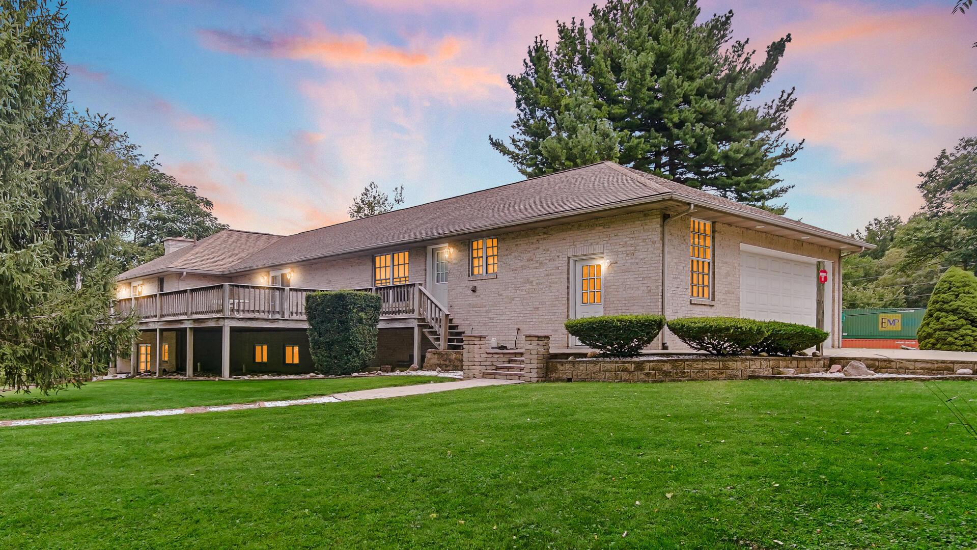 11339 West Snyder Road Westville, IN 46391 - Photo 5 of 27 a front view of a house with a yard and garage