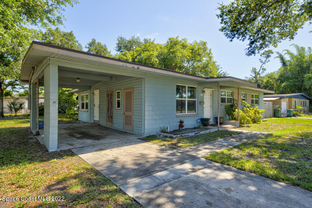 1210 Princeton Road Cocoa, FL 32922 - Photo 32 of 37 a view of a house with backyard