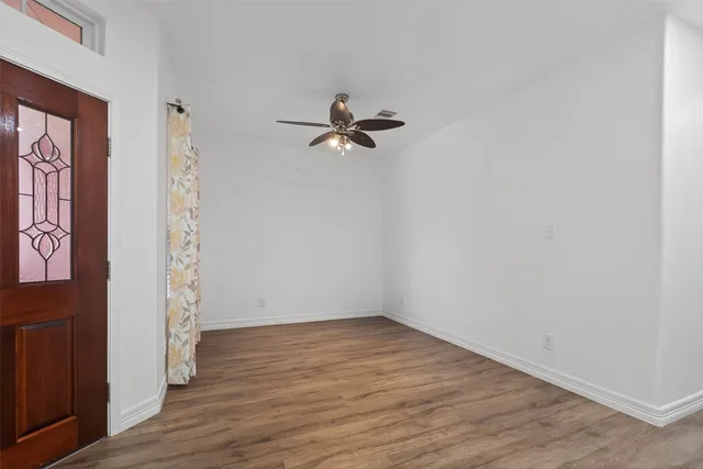 wooden floor in an empty room