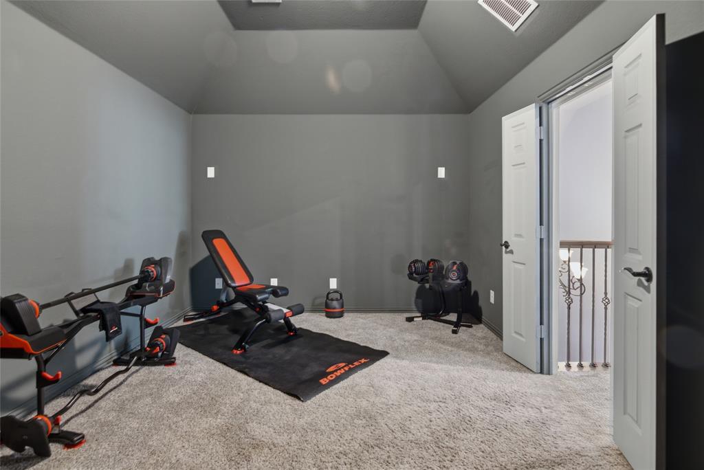 464 LeTara Ranch Drive Haslet, TX 76052 - Photo 28 of 37 Media room upstairs for movies and sports games!