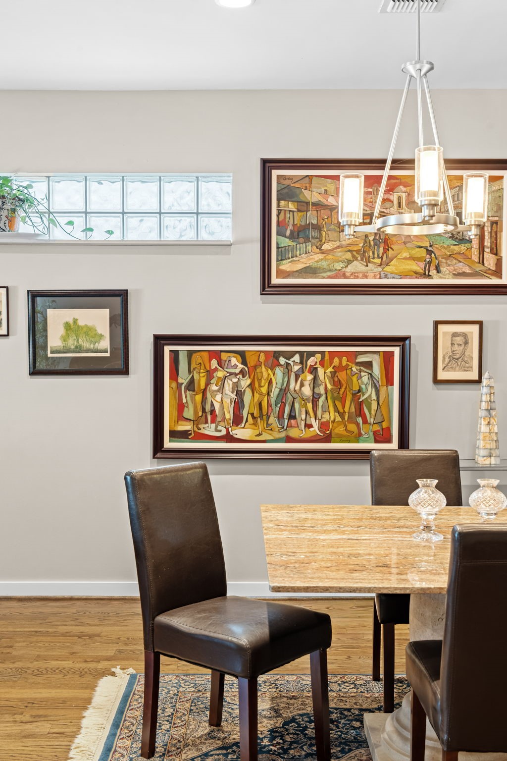 1820 Palm Street Houston, TX 77004 - Photo 17 of 47 a view of a dining room with furniture window and wooden floor