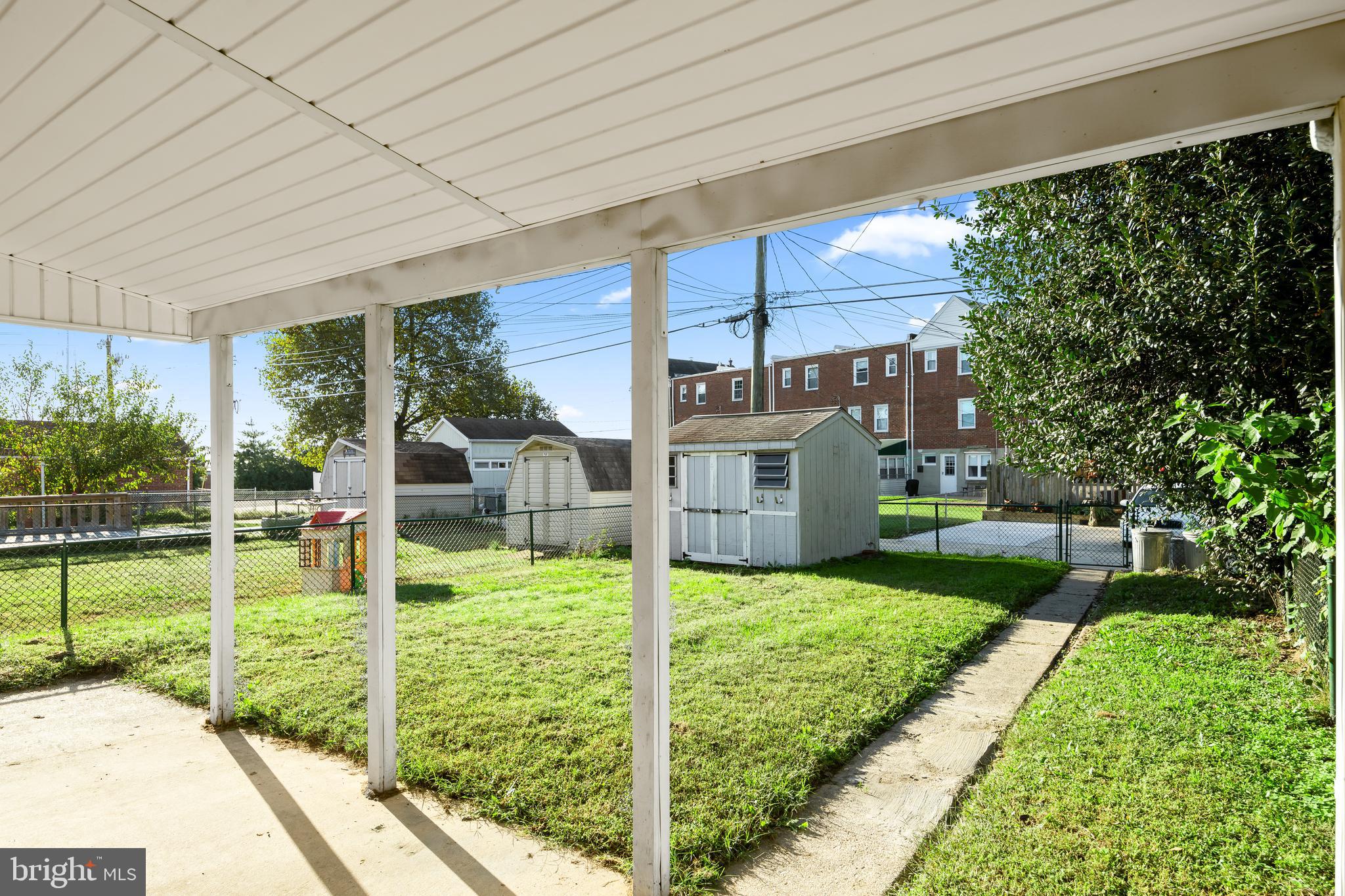 7519 Lawrence Road Baltimore, MD 21222 - Photo 40 of 48 Covered Patio Area