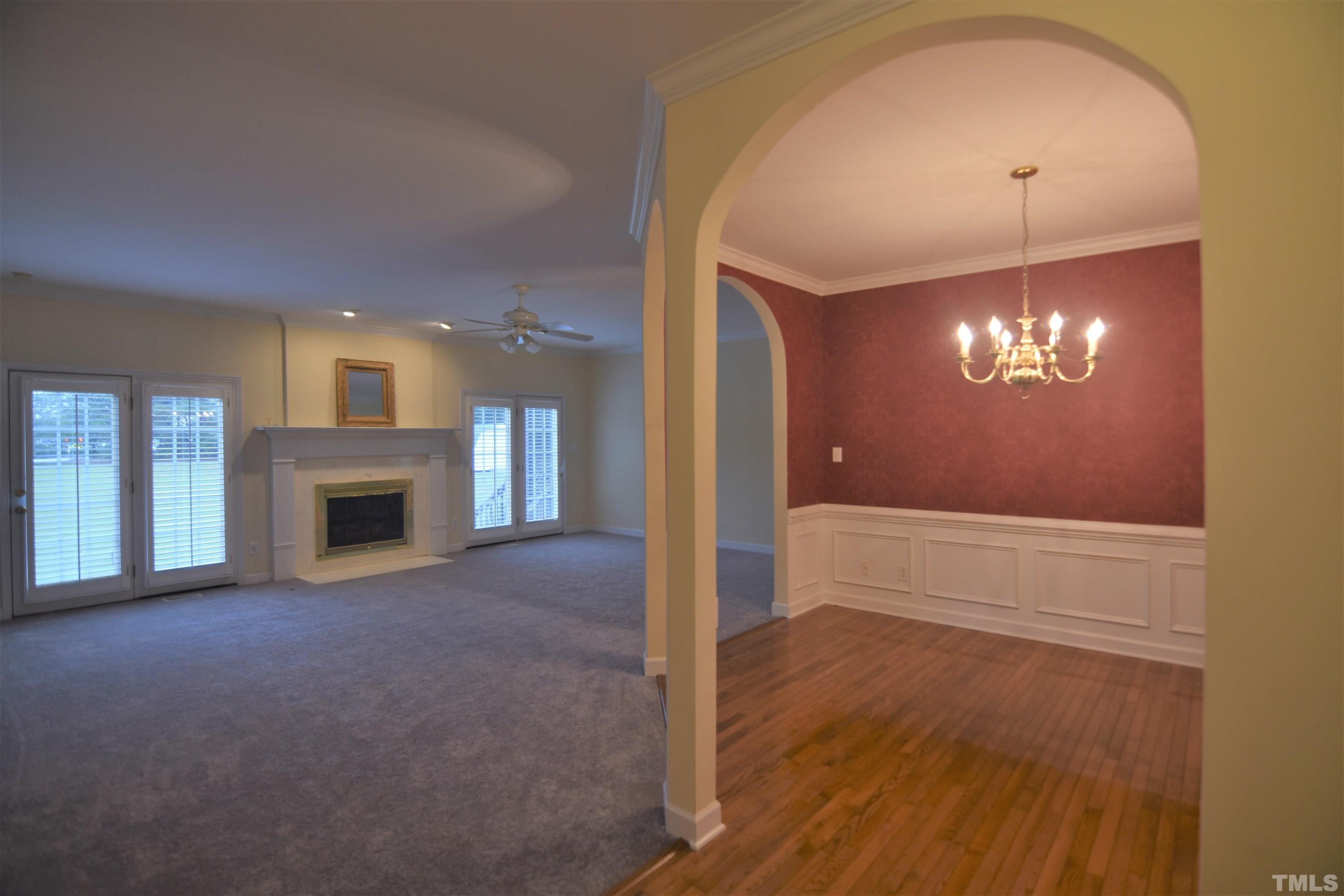 1025 Red Brick Road Garner, NC 27529 - Photo 4 of 30 a view of a livingroom with a fireplace