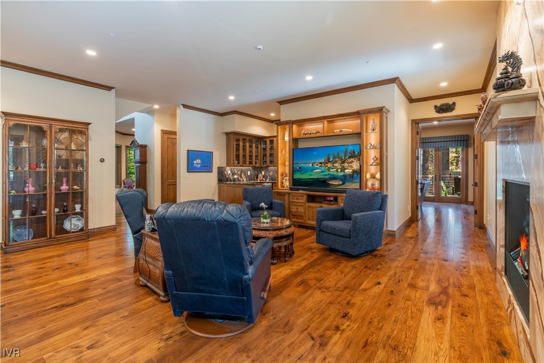 250 Pine Cone Road Incline Village, NV 89451 - Photo 17 of 50 a living room with furniture and a flat screen tv