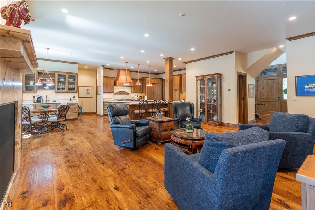 250 Pine Cone Road Incline Village, NV 89451 - Photo 18 of 50 a living room with fireplace furniture and a large window