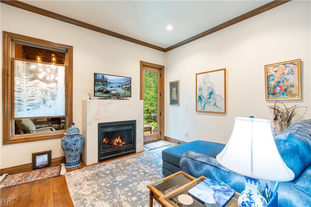 250 Pine Cone Road Incline Village, NV 89451 - Photo 22 of 50 a living room with furniture and a fireplace