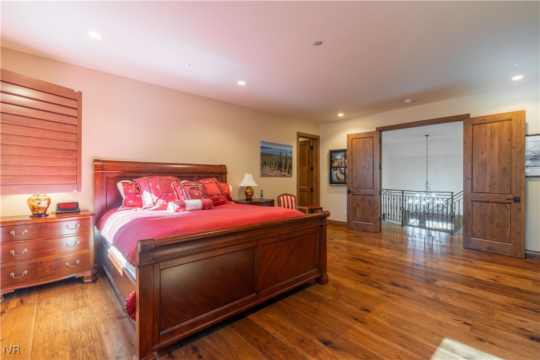 250 Pine Cone Road Incline Village, NV 89451 - Photo 32 of 50 a bed room with bed and balcony