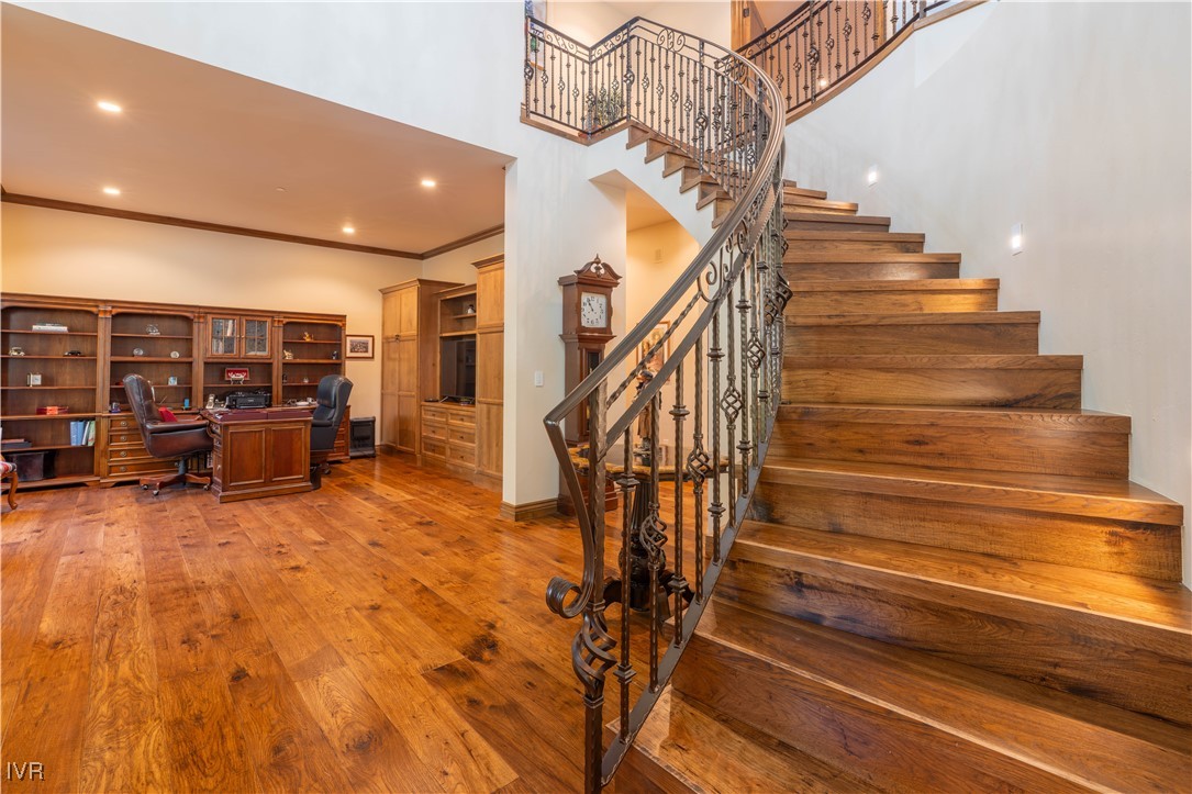 250 Pine Cone Road Incline Village, NV 89451 - Photo 9 of 50 a view of entryway and hall with wooden floor