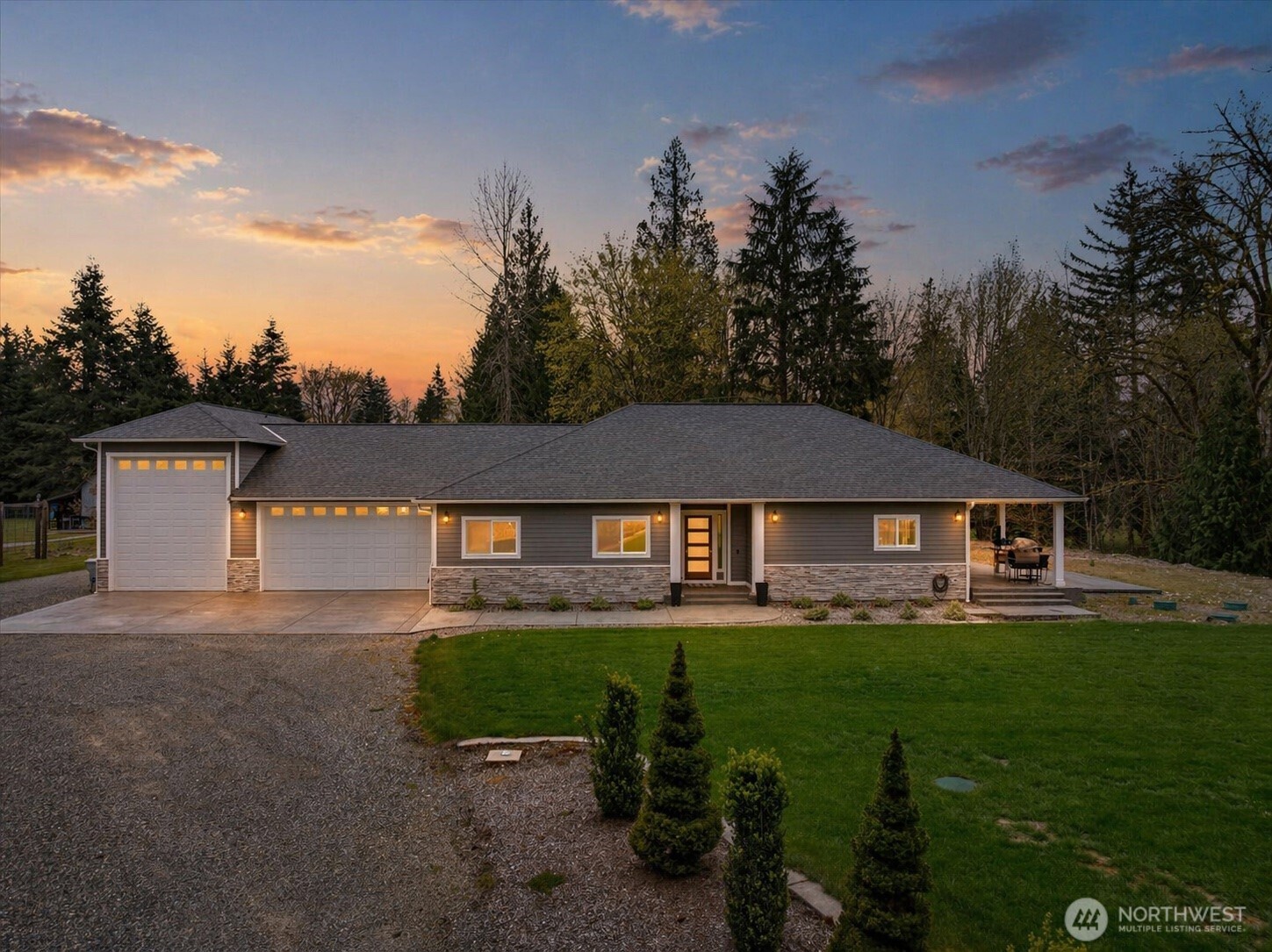 20025 Southeast 232nd Street Maple Valley, WA 98038 - Photo 1 of 40 front view of a house with a yard