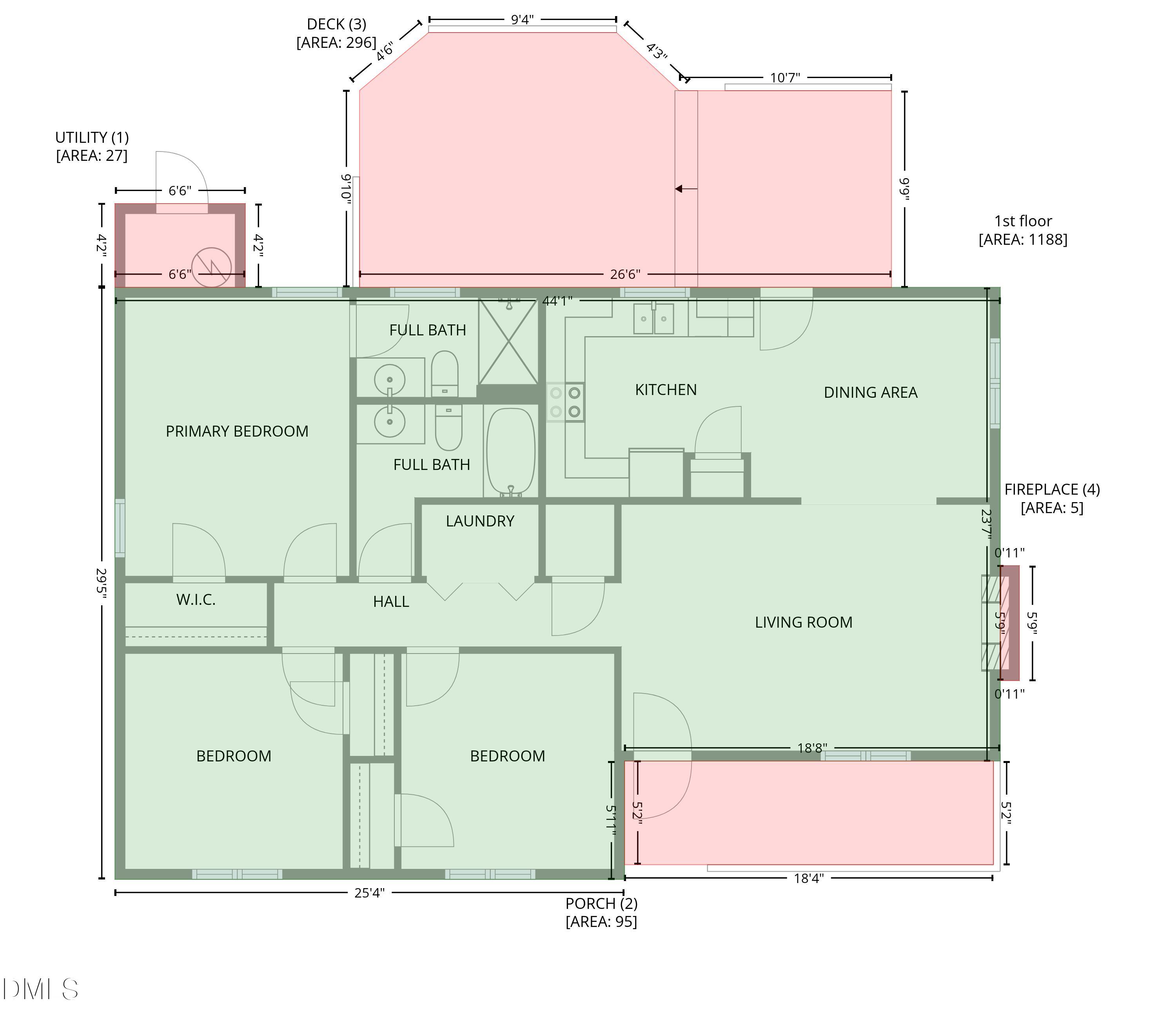 5705 Bashford Crest Lane Raleigh, NC 27606 - Photo 17 of 17 Floor Plan