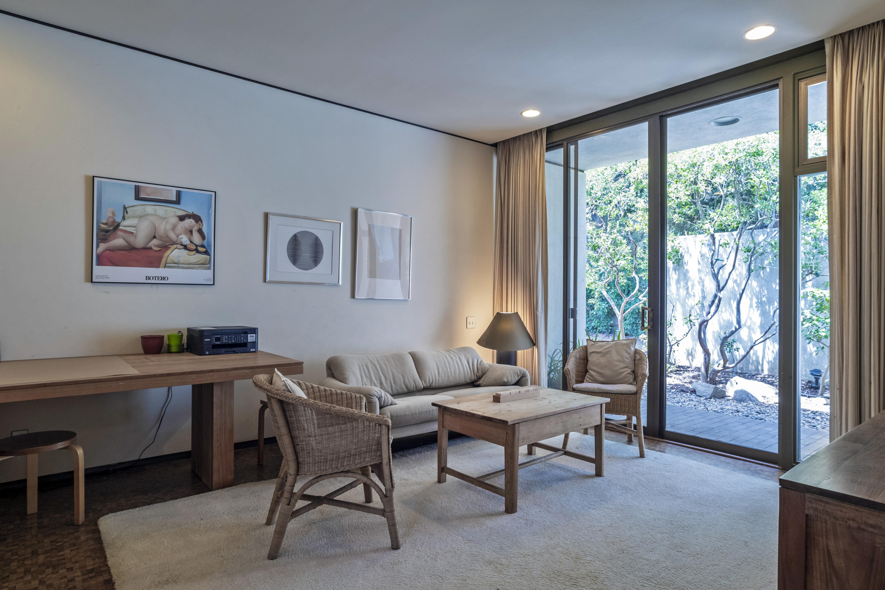 Undisclosed Address Montecito, CA 93108 - Photo 20 of 32 a living room with furniture and a floor to ceiling window
