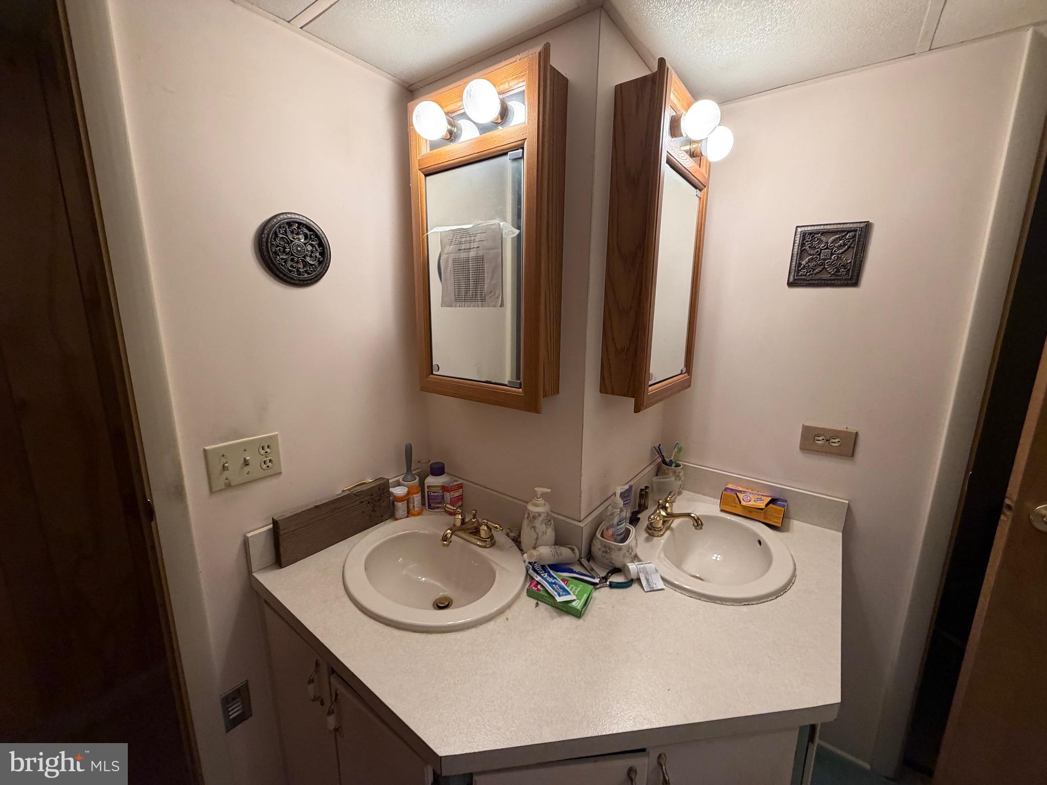 232 Yankee Road, Unit 156 Quakertown, PA 18951 - Photo 11 of 12 a bathroom with a sink vanity and mirror
