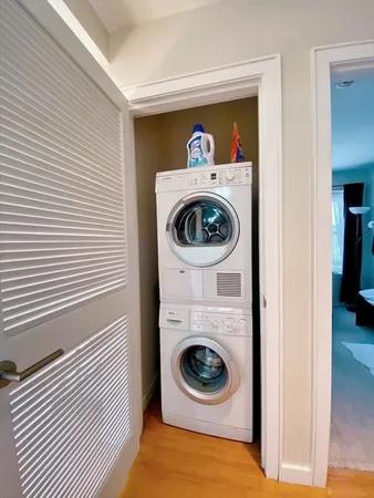 a view of a washer and dryer in a utility room